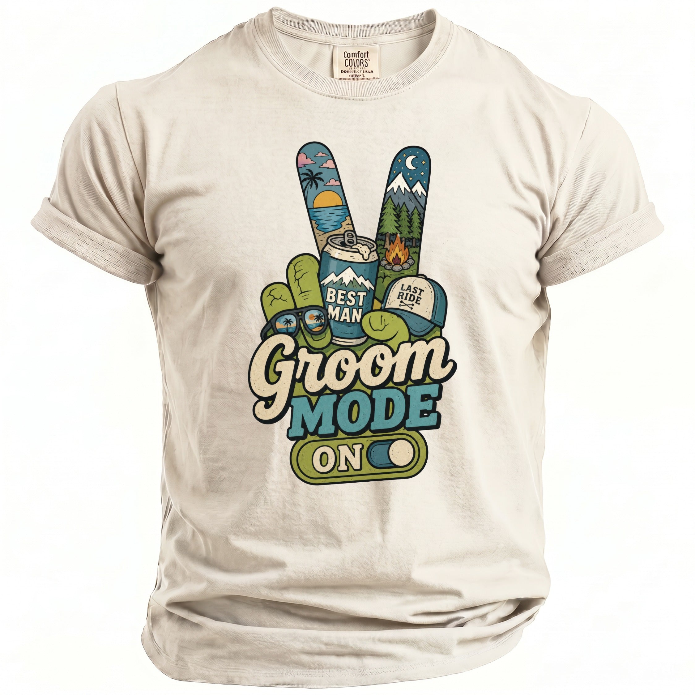 Groom Mode Party T-Shirt - Midnight Gents