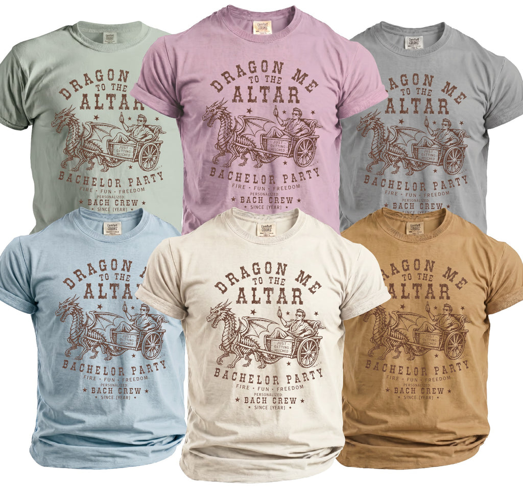 Dragon Altar Bachelor Party Tee - Midnight Gents
