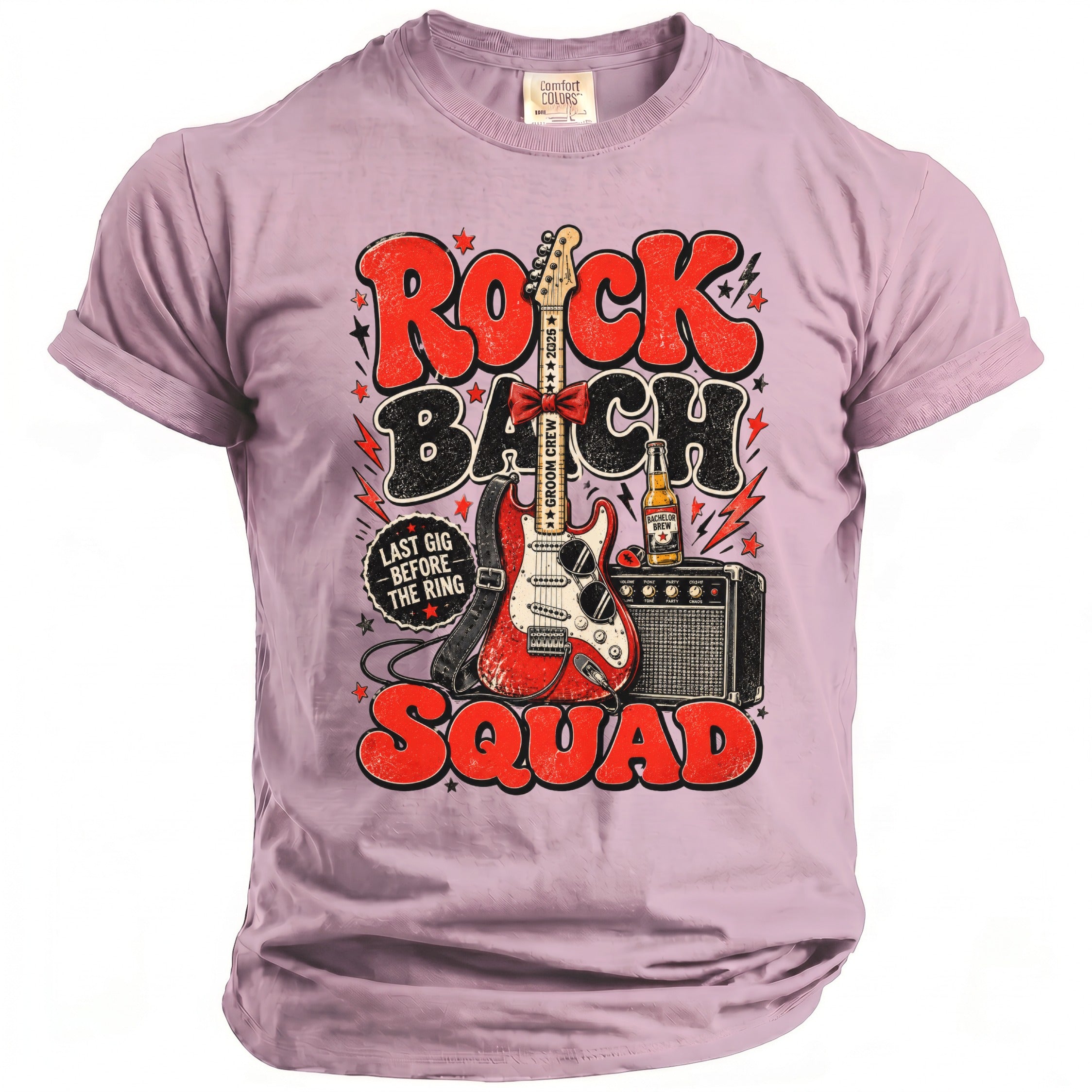 Rock Bach Squad Tee - Midnight Gents