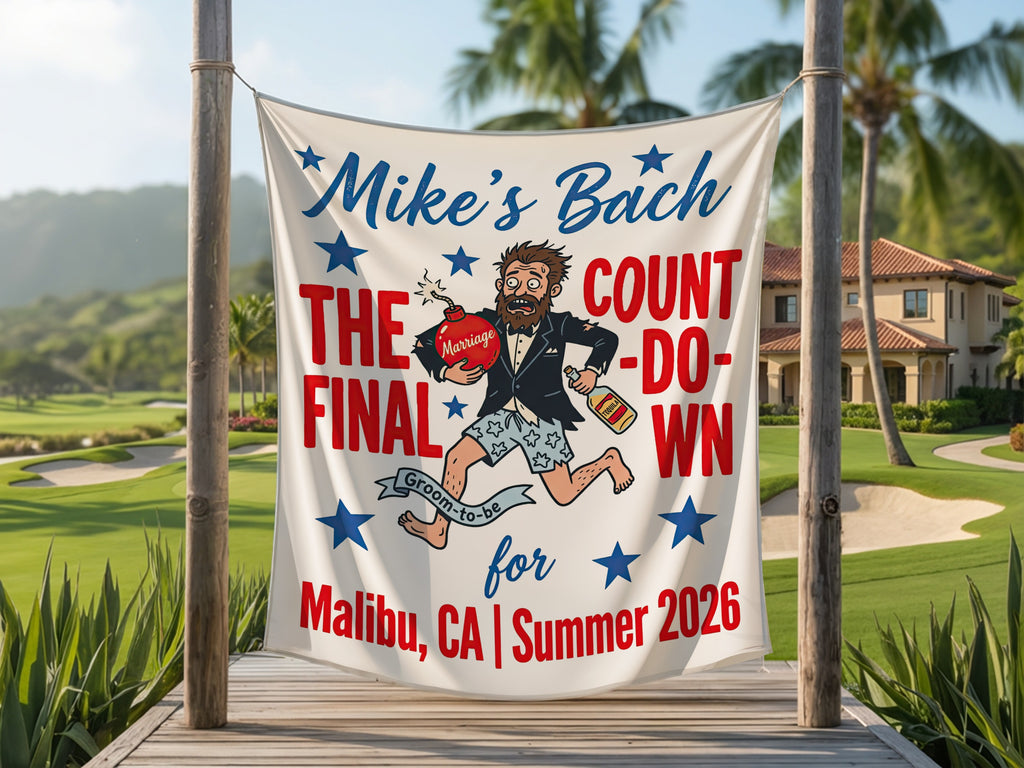 Mike's Bach The Final Countdown for Malibu, CA Summer 2026 banner.