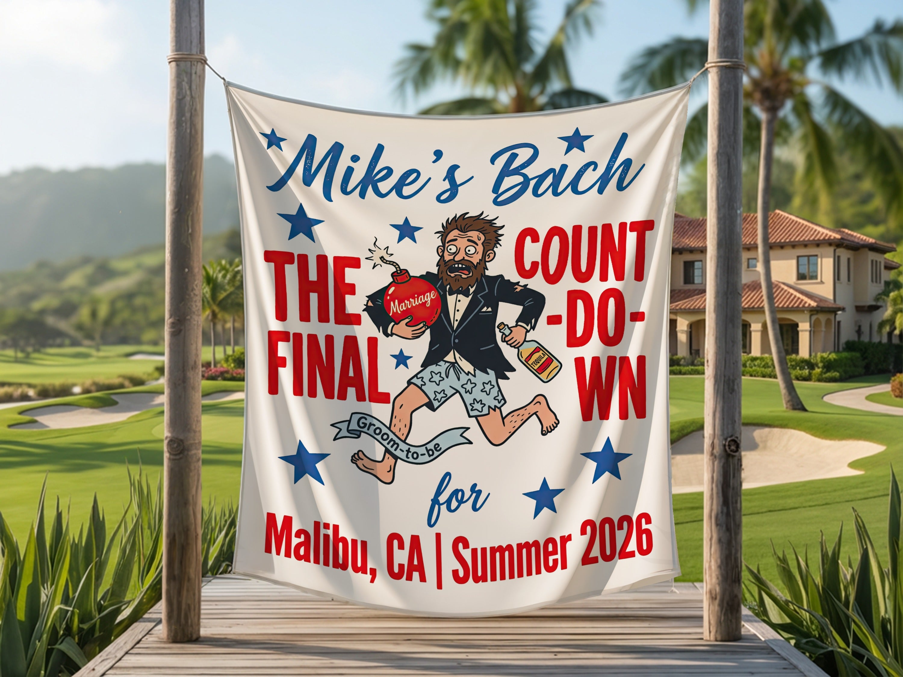 Mike's Bach The Final Countdown for Malibu, CA Summer 2026 banner.