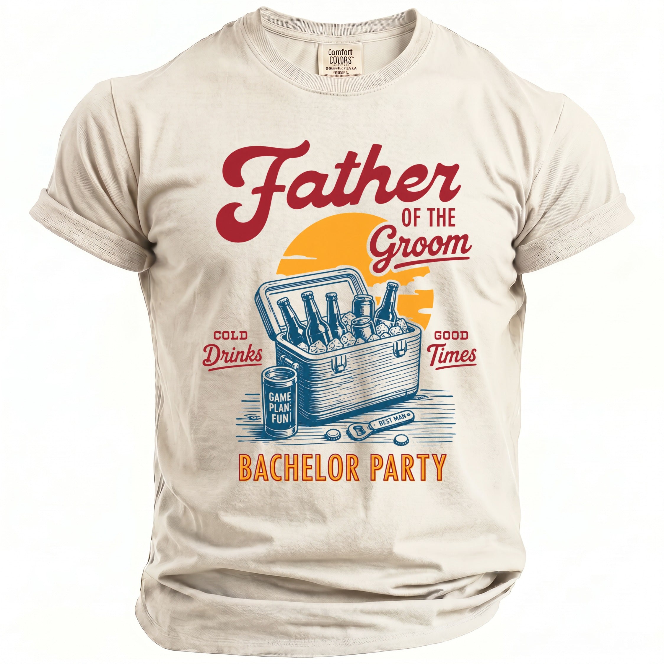 Father Groom Bachelor T-Shirt - Midnight Gents