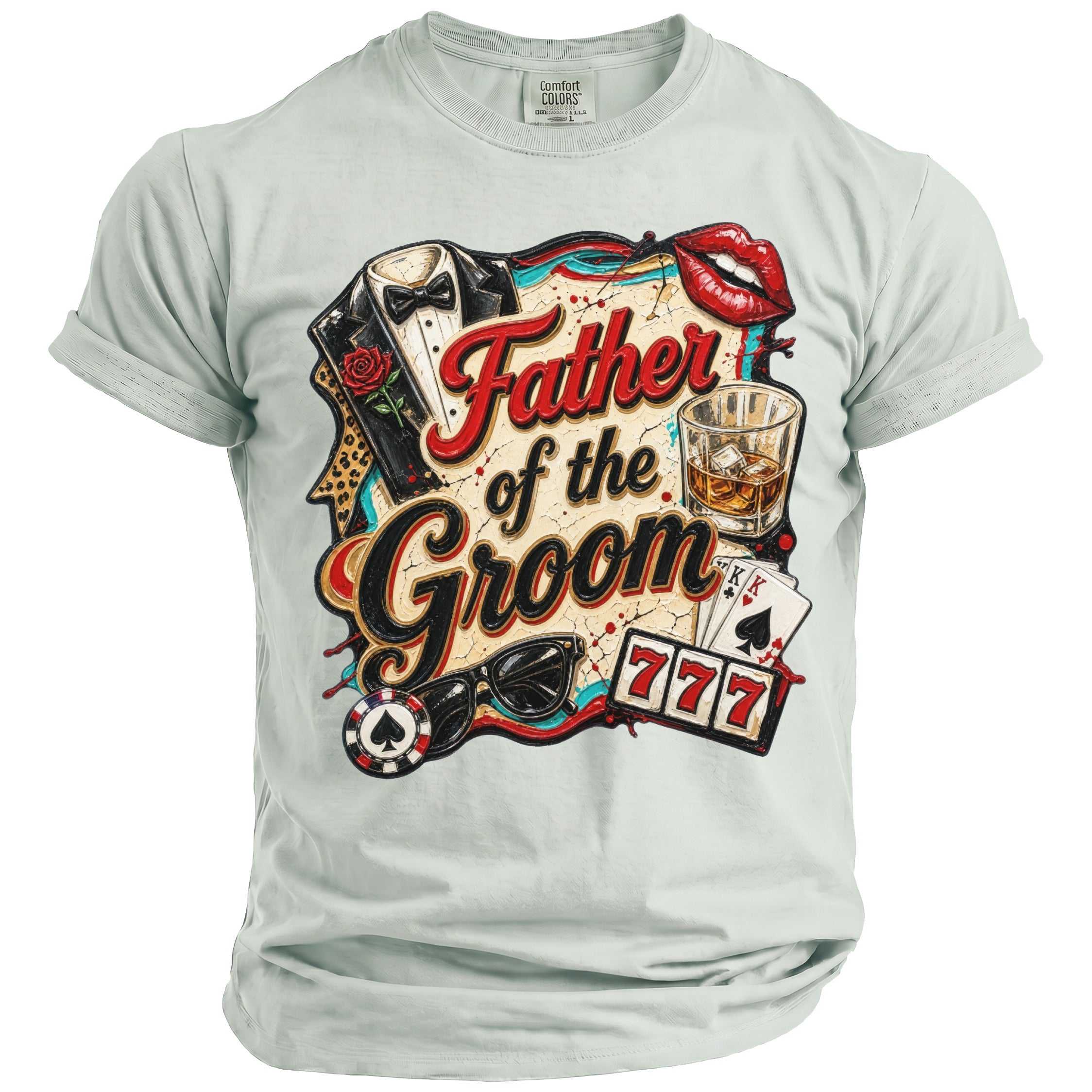 Father Groom Party T-Shirt - Midnight Gents