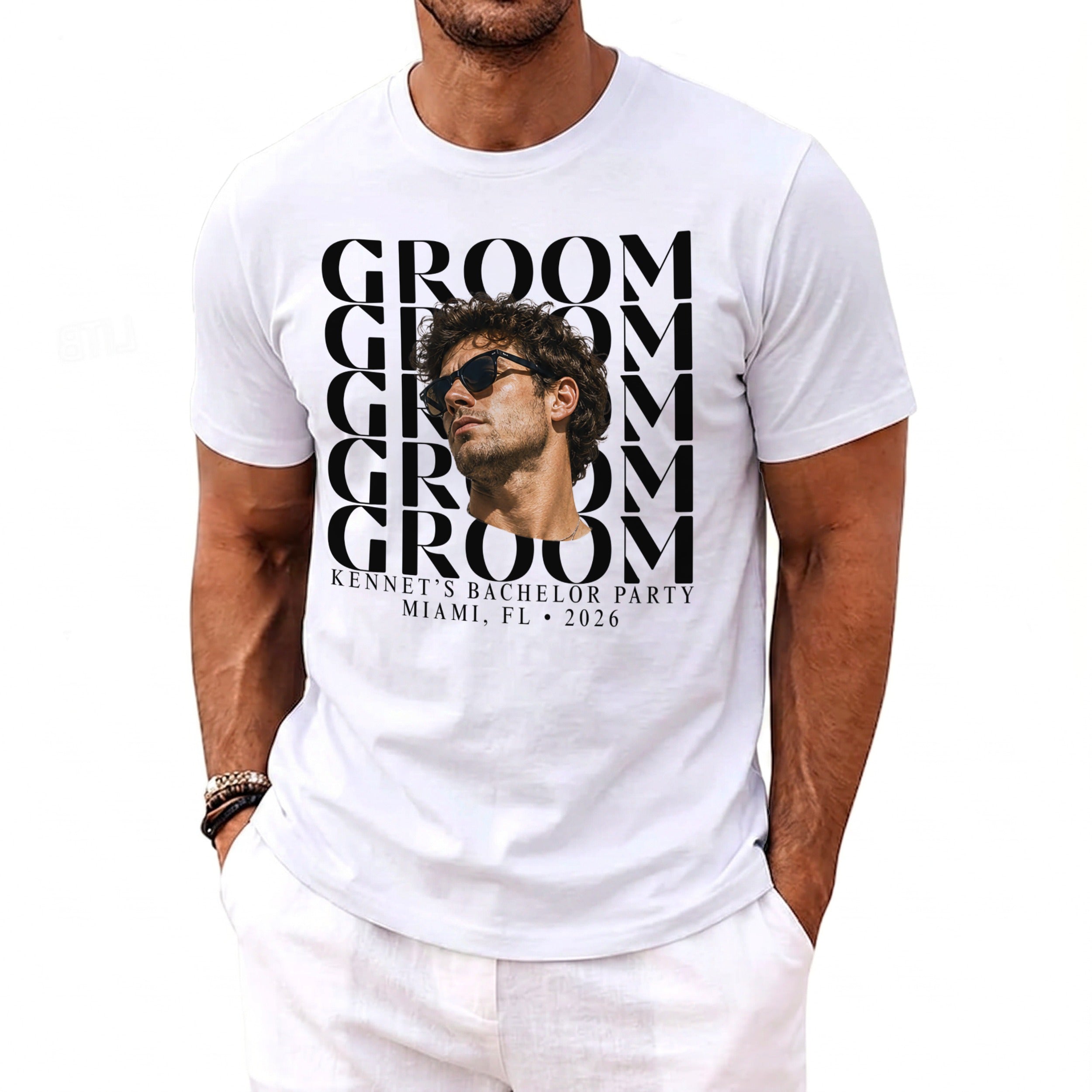 Groom Bachelor Party T-Shirt - Midnight Gents