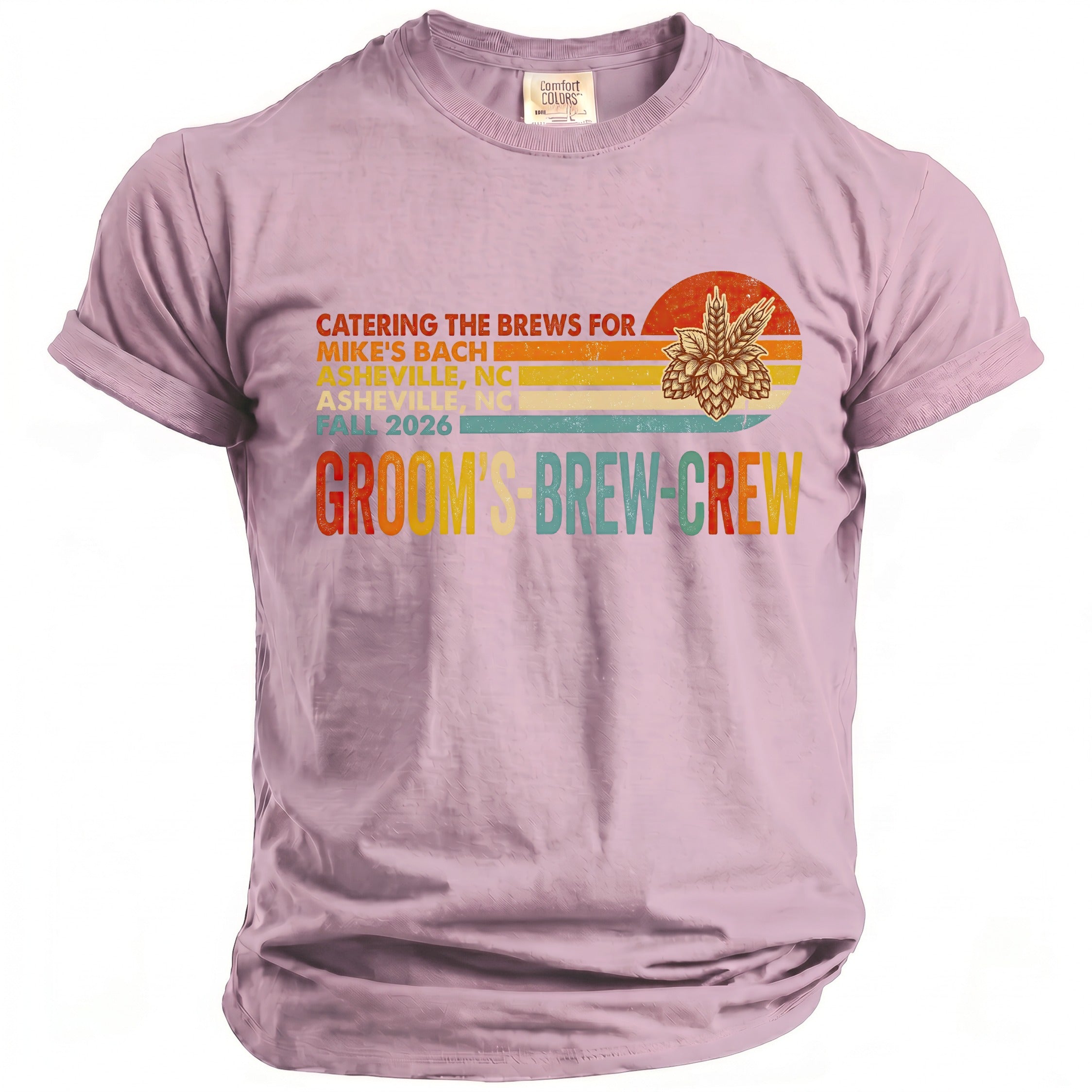 Brew Crew Bachelor Party T-Shirt - Midnight Gents