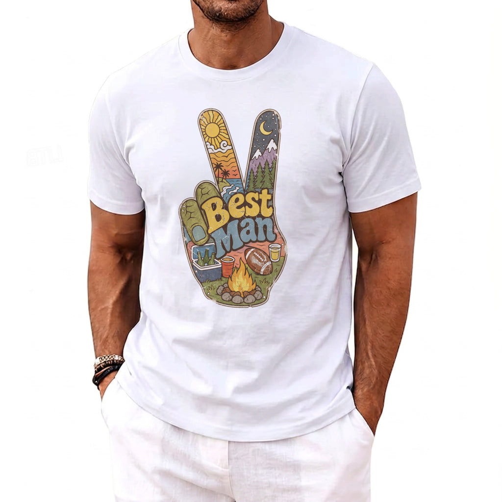 Best Man Bachelor Party Tee - Midnight Gents