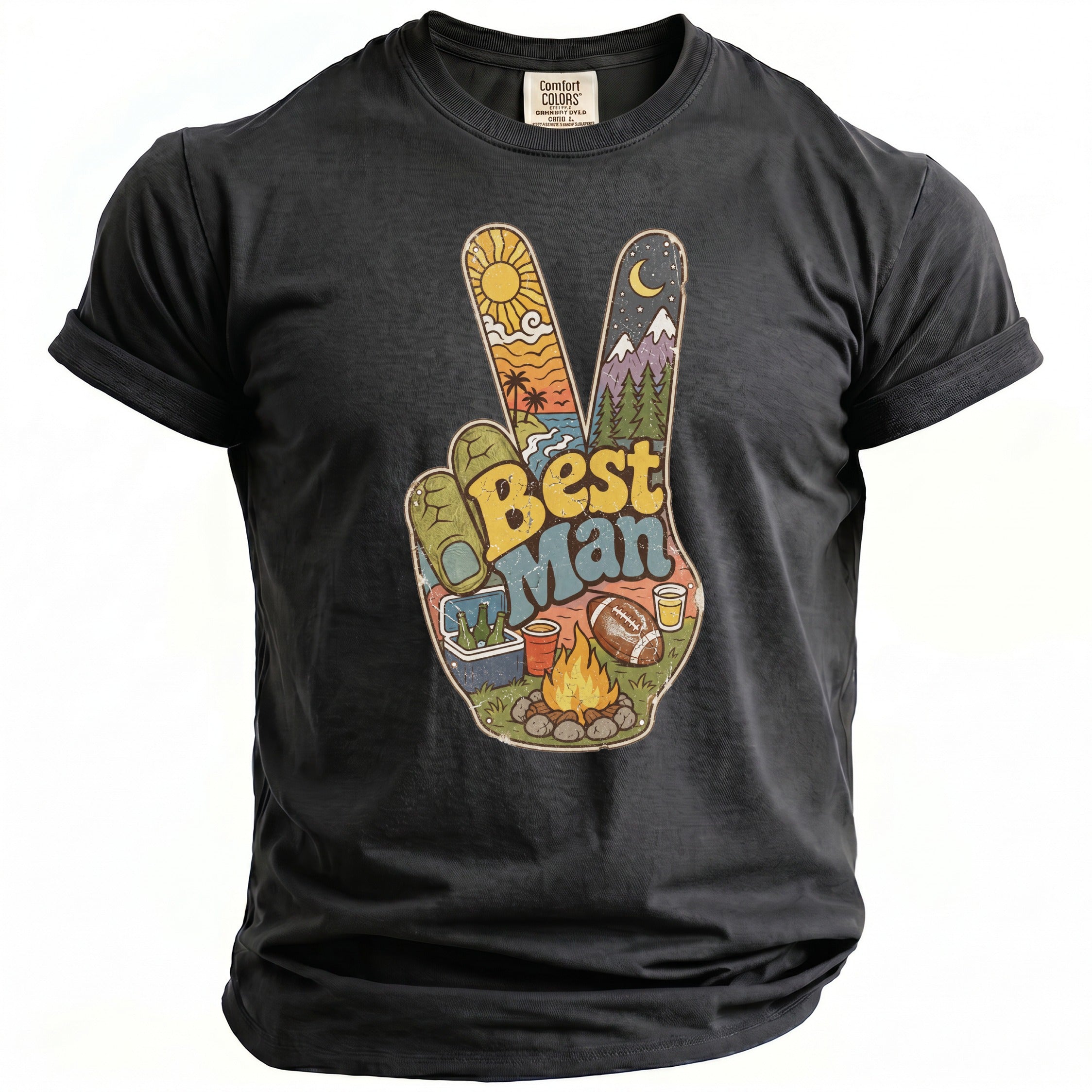 Best Man Bachelor Party Tee - Midnight Gents