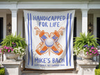 Banner for "Mike's Bach" bachelor party with golf theme in Scottsdale, AZ Summer 2026.