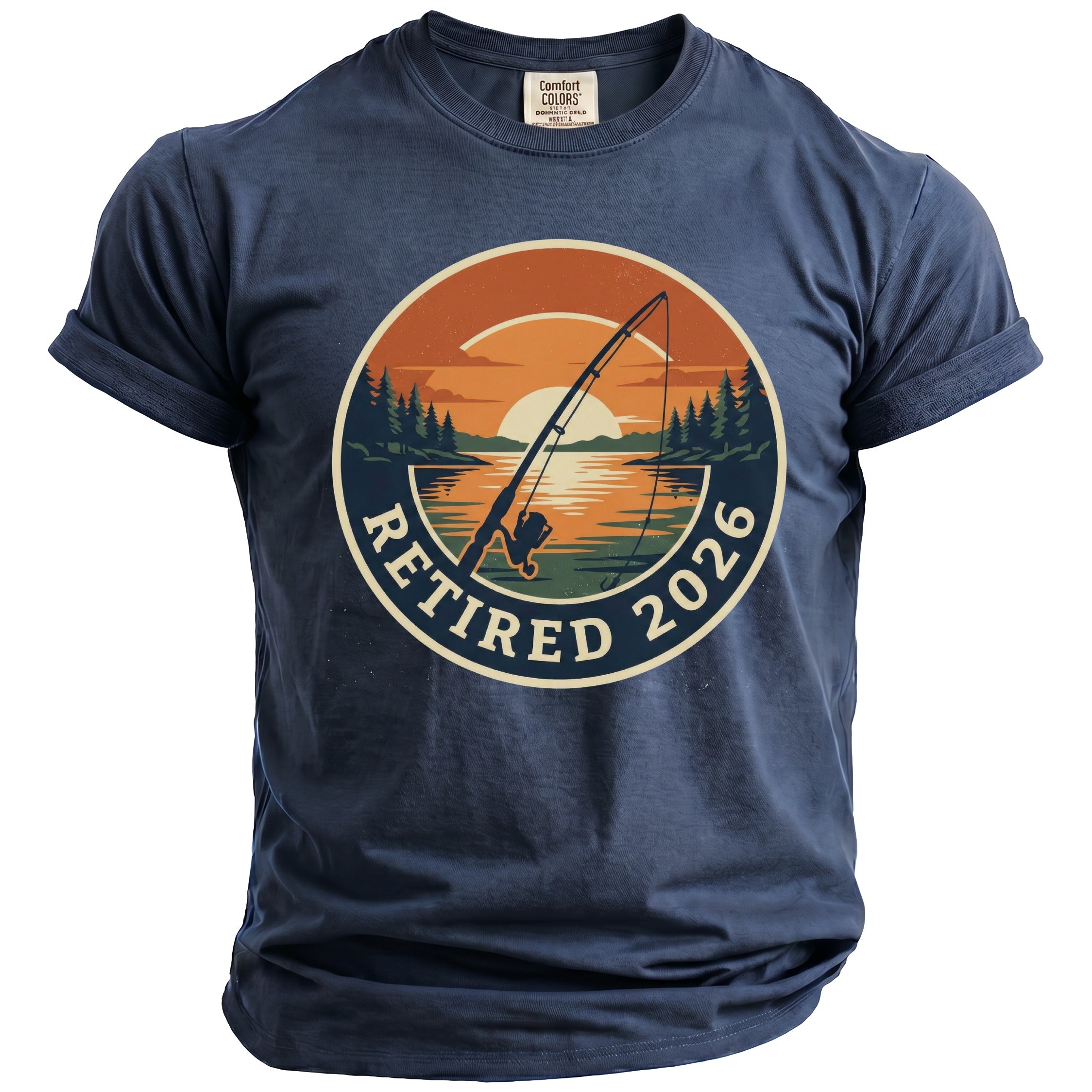 Dark blue t-shirt with