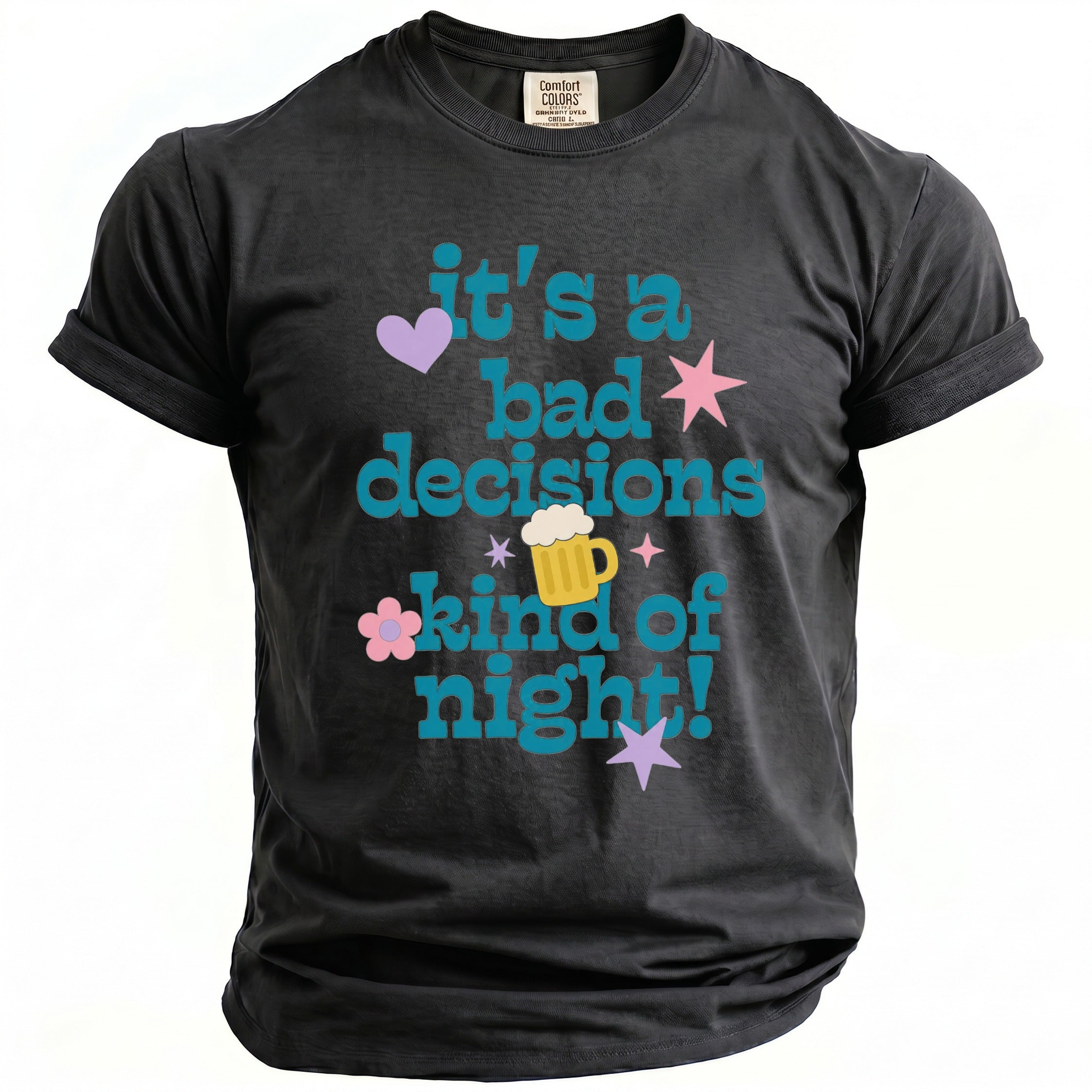 Bad Decisions T-Shirt - Midnight Gents
