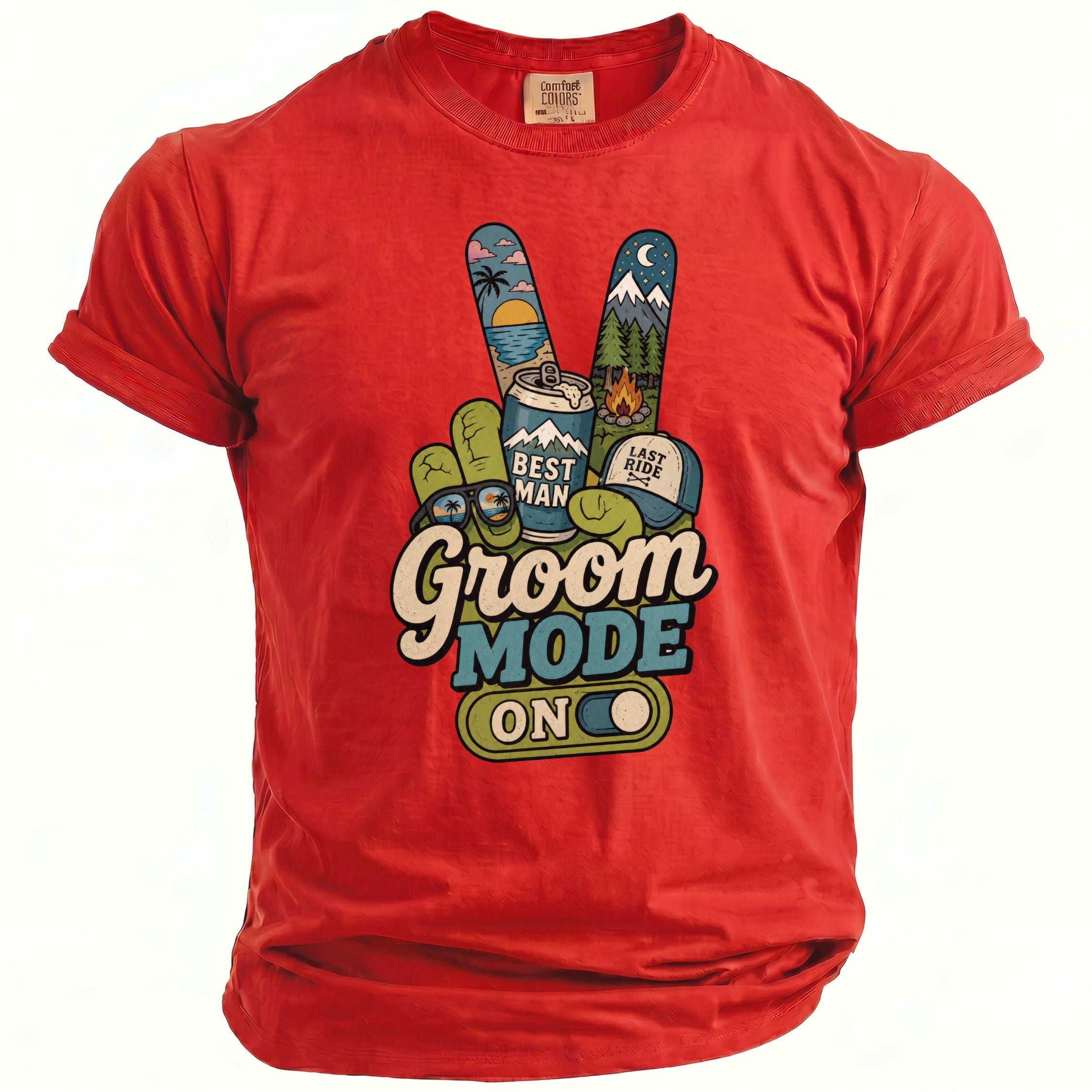 Groom Mode Party T-Shirt - Midnight Gents