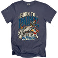 T-shirt with "Born to Paint, Forced to Explain My Process" text and art supplies.