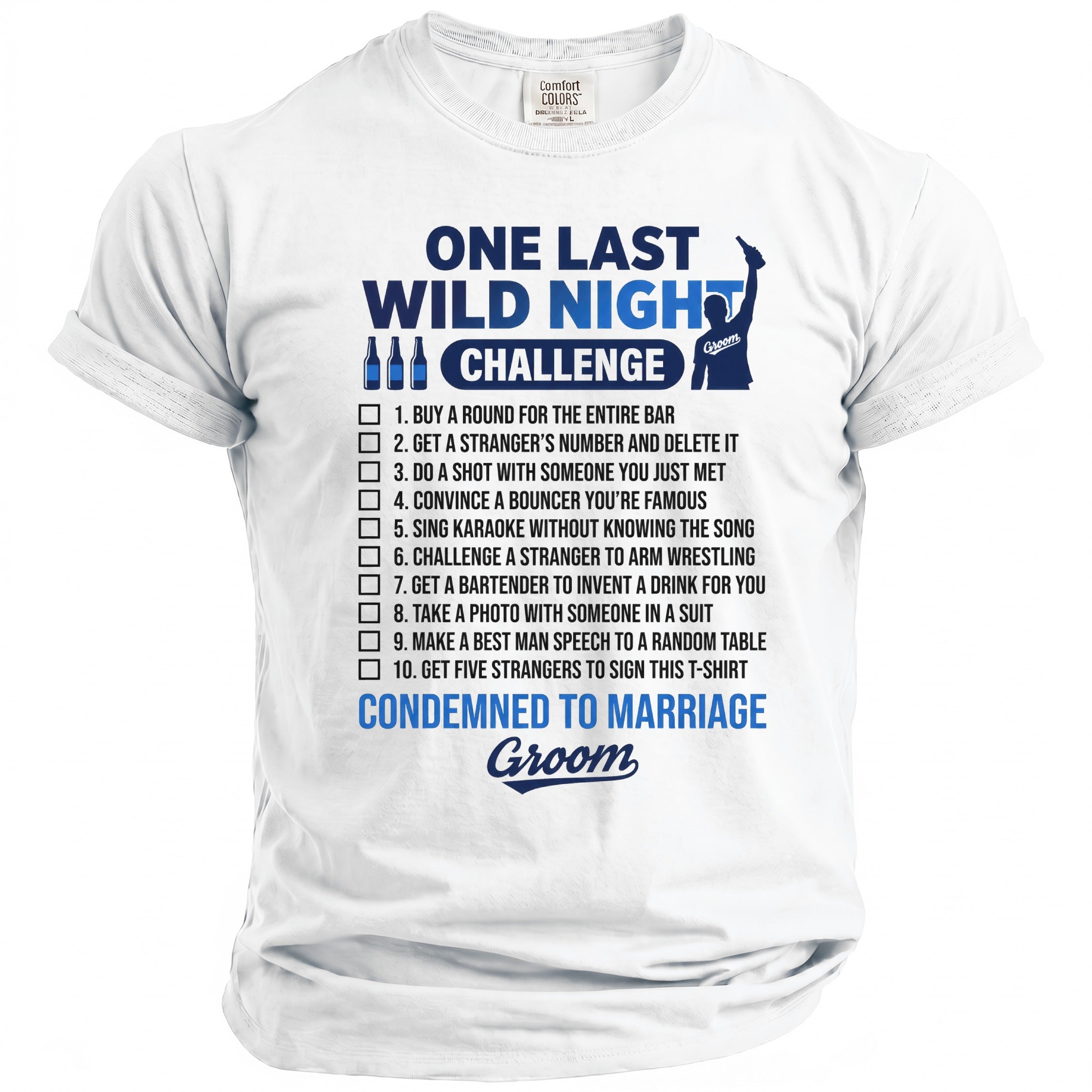 Last Wild Night Challenge Tee - Midnight Gents