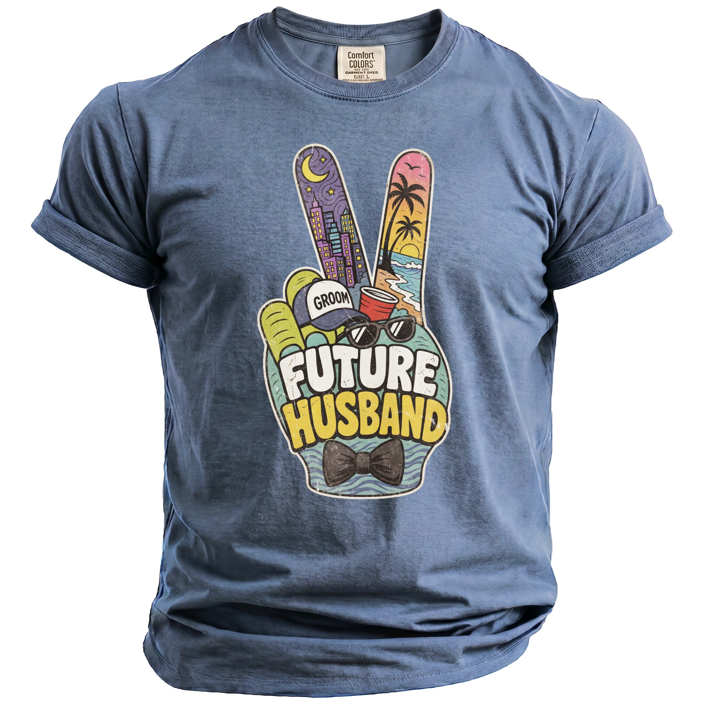 Groom Bachelor Party T-Shirt - Midnight Gents