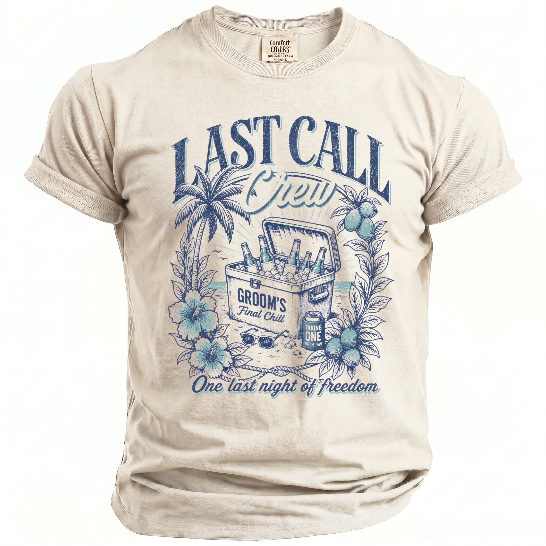 Groom's Last Call T-Shirt - Midnight Gents