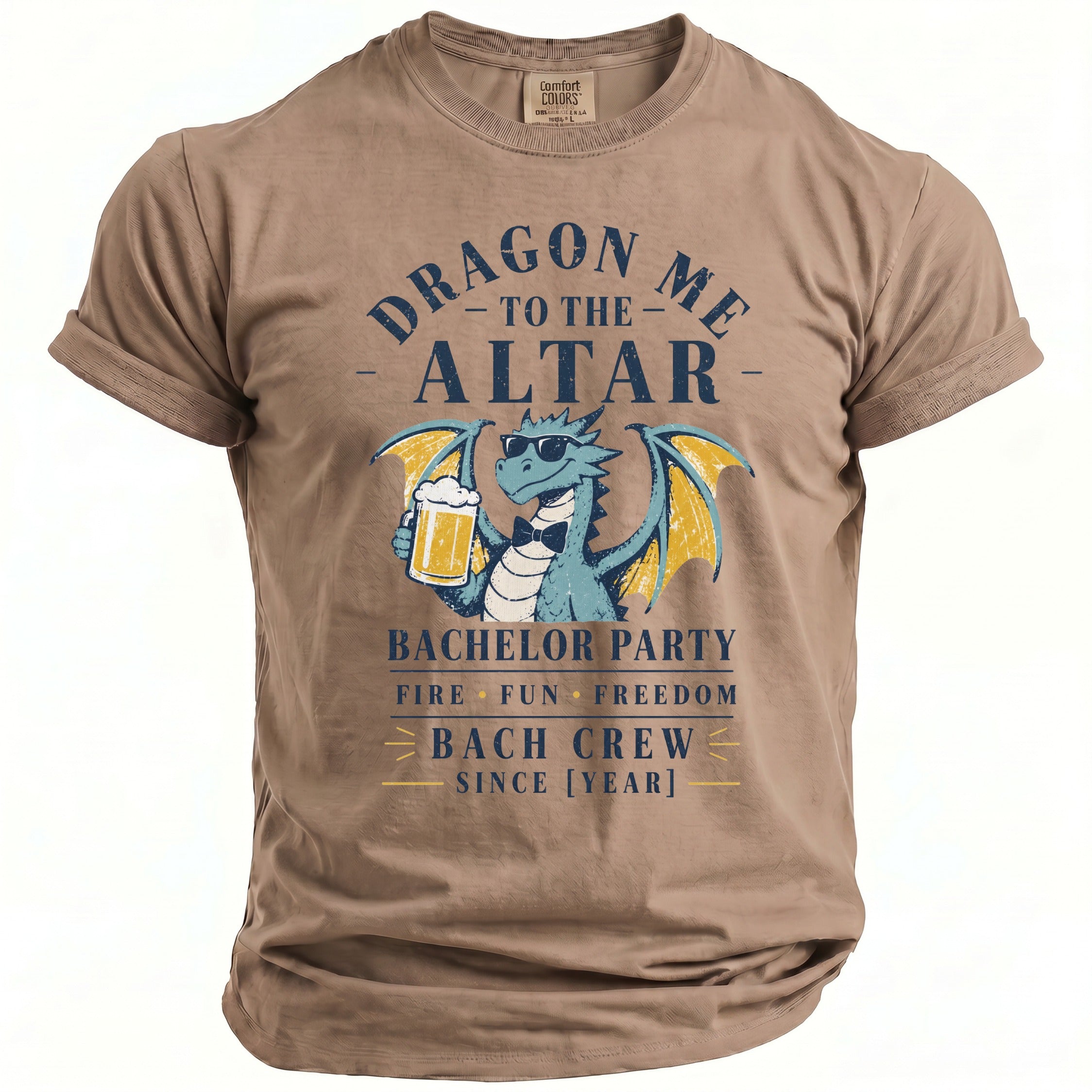 Dragon Bachelor Party T-Shirt - Midnight Gents