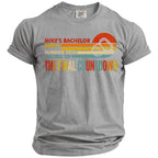 Mike's Bachelor Party Summer 2026 Malibu, CA The Final Countdown graphic tee.
