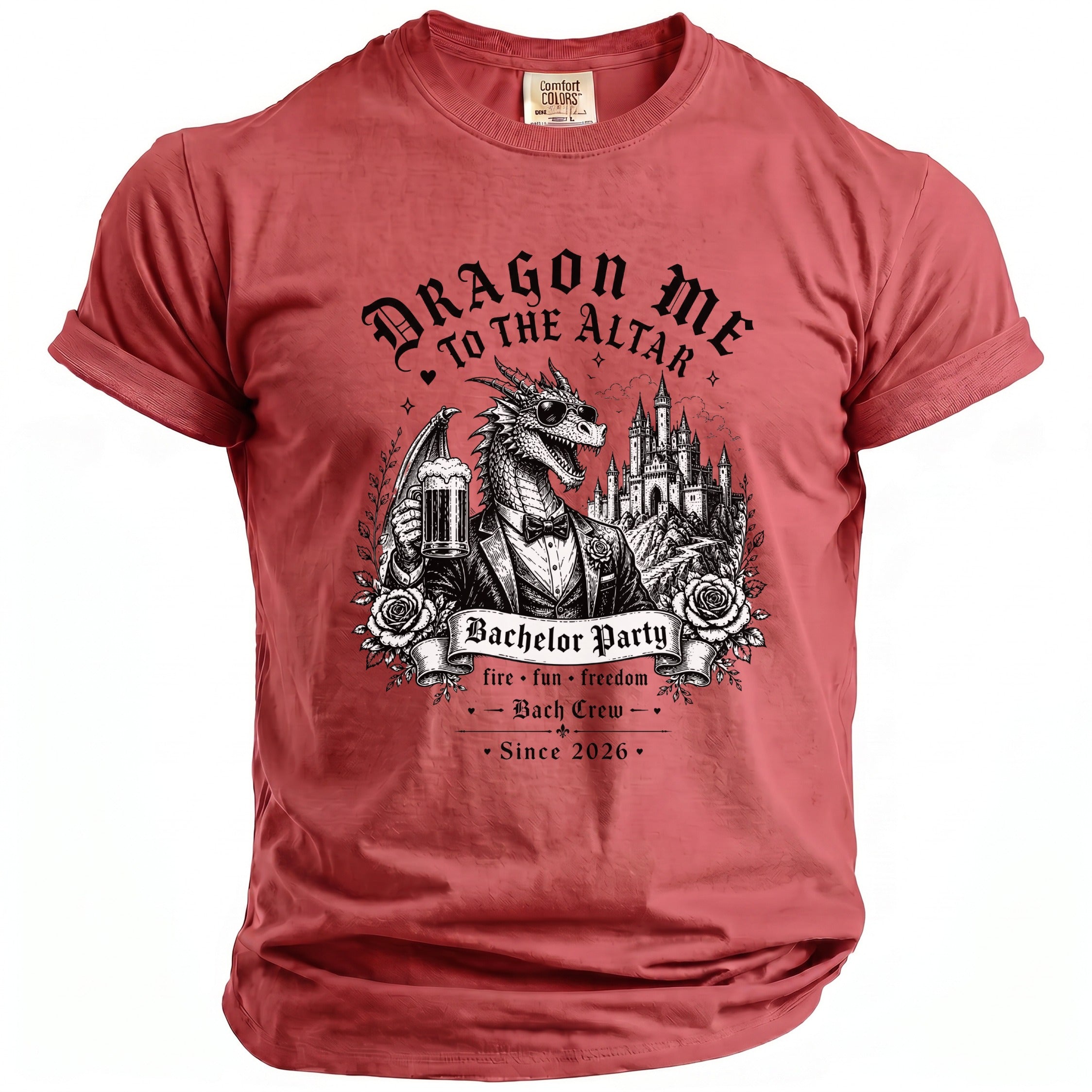 Altar Dragon Bachelor Tee - Midnight Gents