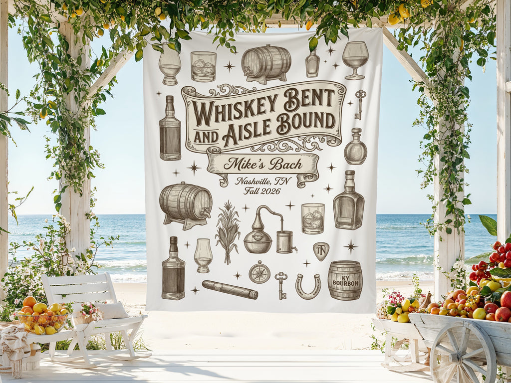 Whiskey Bent Aisle Bound Tapestries - Midnight Gents
