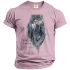 Pink Comfort Colors t-shirt with a sketch of a suit and text: Gentleman Groom Suits Before Vows.