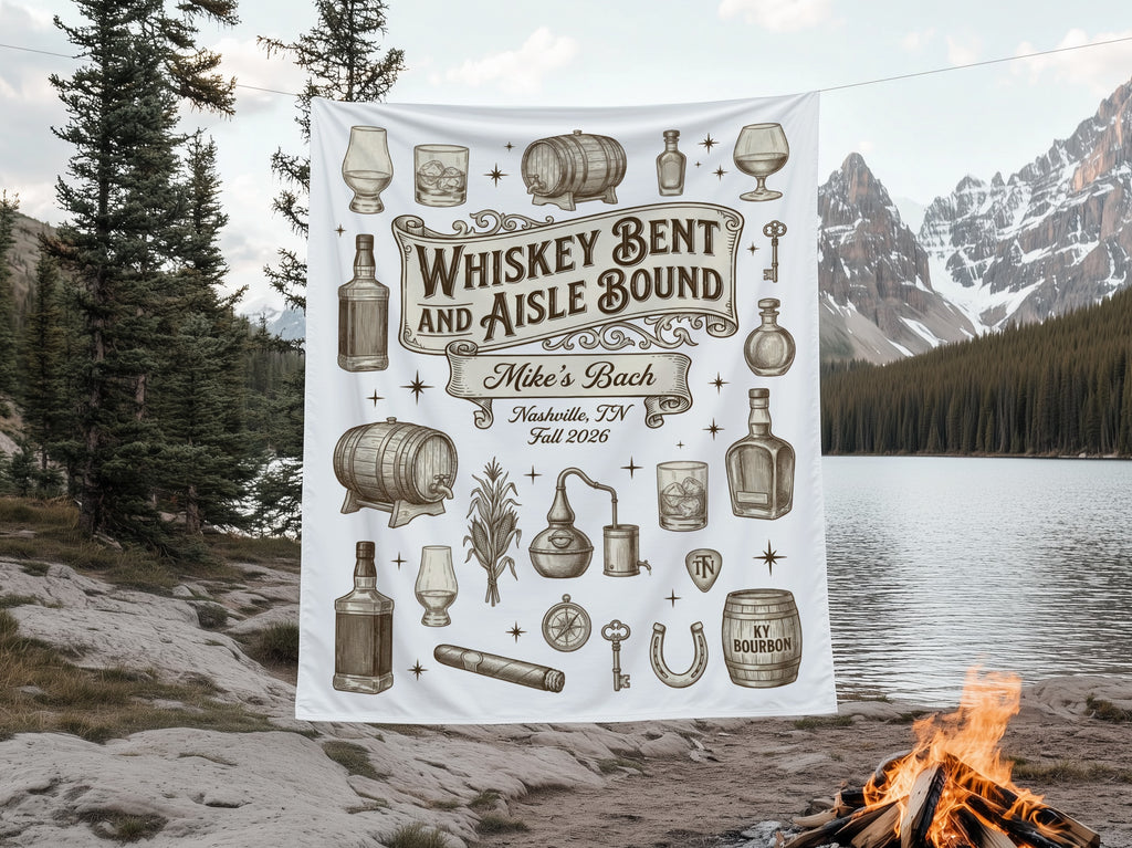 Whiskey Bent Aisle Bound Tapestries - Midnight Gents