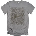 Gray t-shirt with an abstract splatter graphic and "Abstract" text.