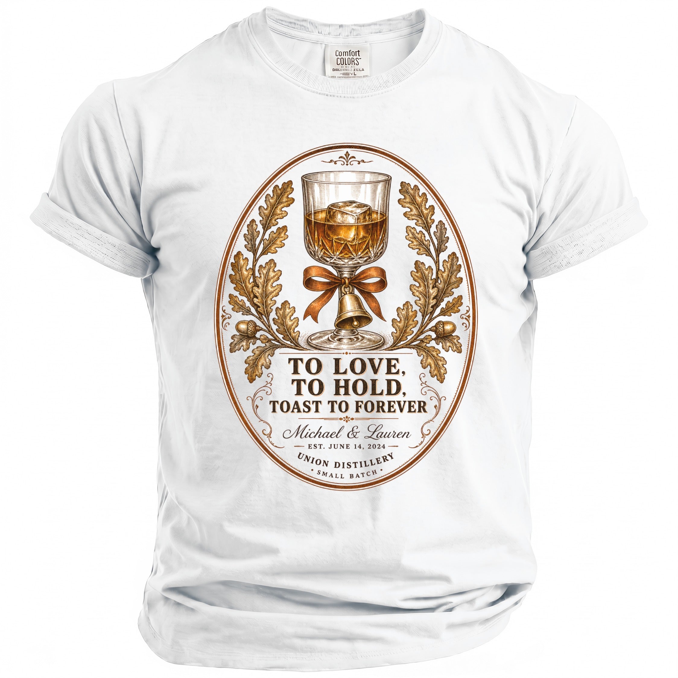 Forever Toast Whiskey T-Shirt - Midnight Gents