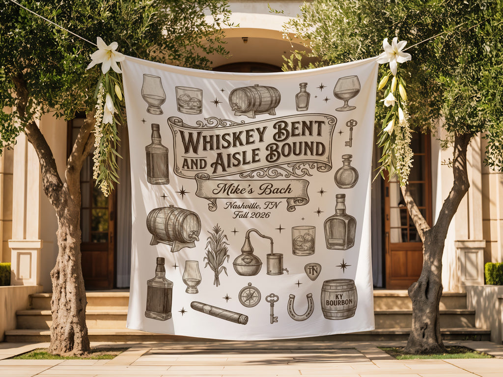 Whiskey Bent Aisle Bound Tapestries - Midnight Gents