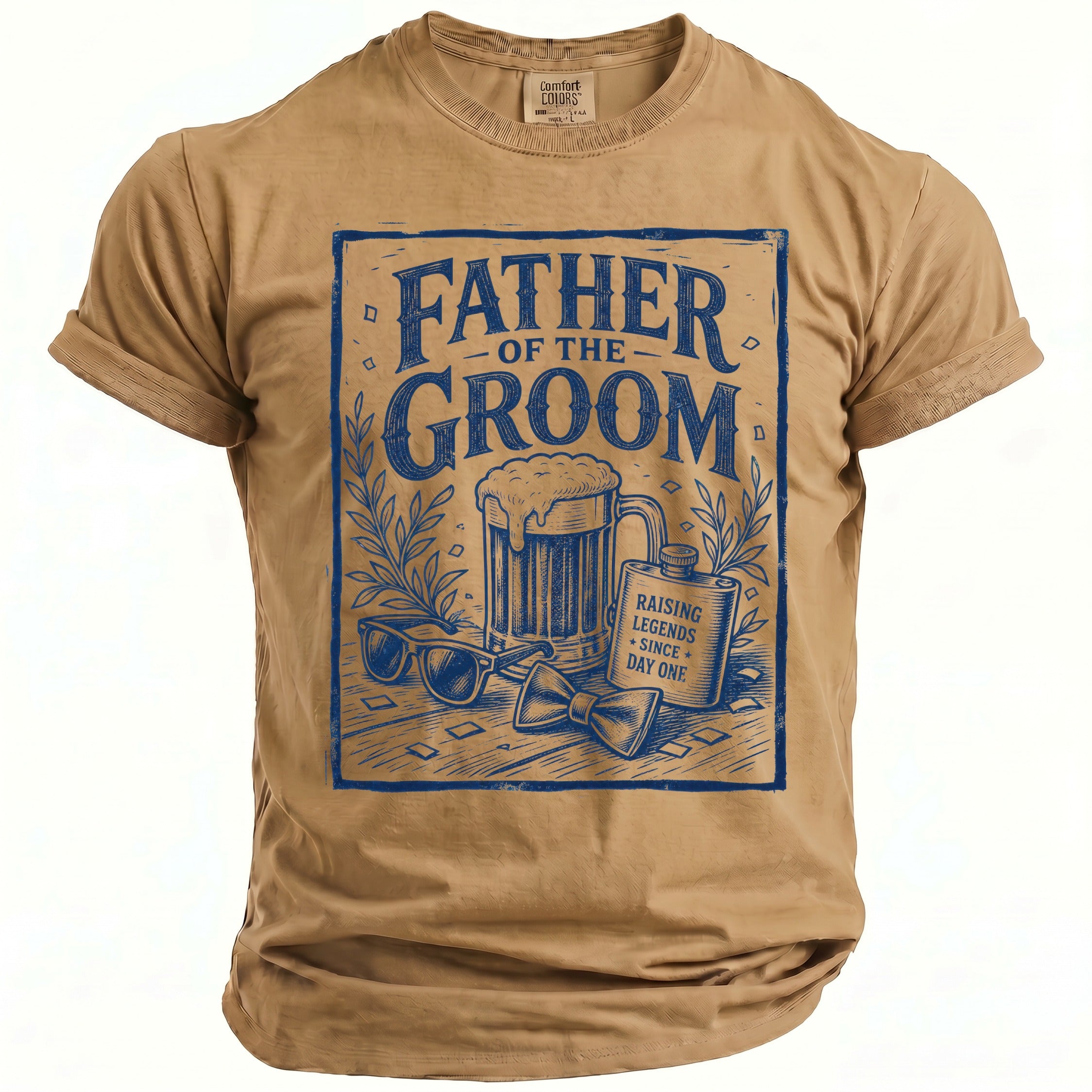 Father Groom Legends T-Shirt - Midnight Gents
