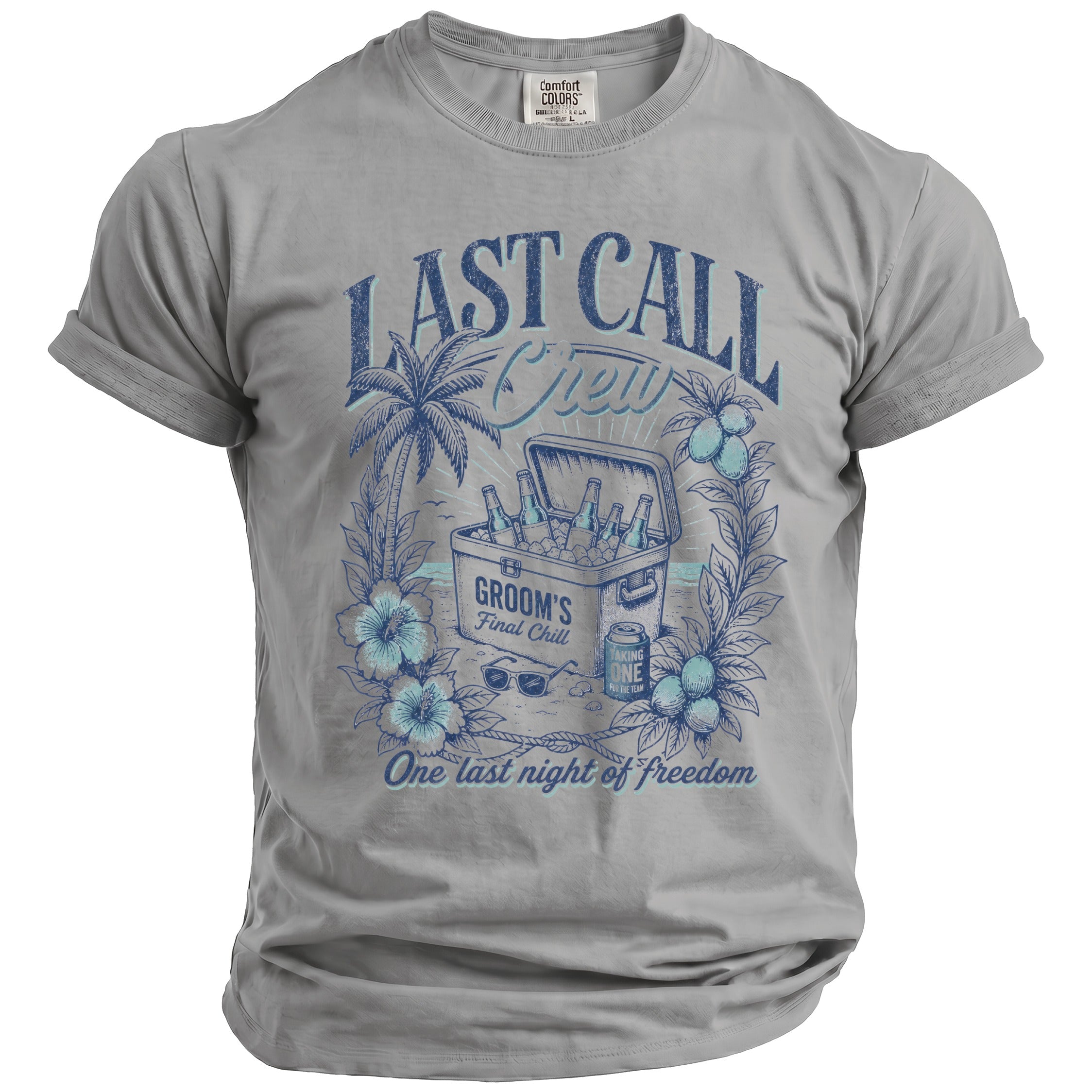 Groom's Last Call T-Shirt - Midnight Gents