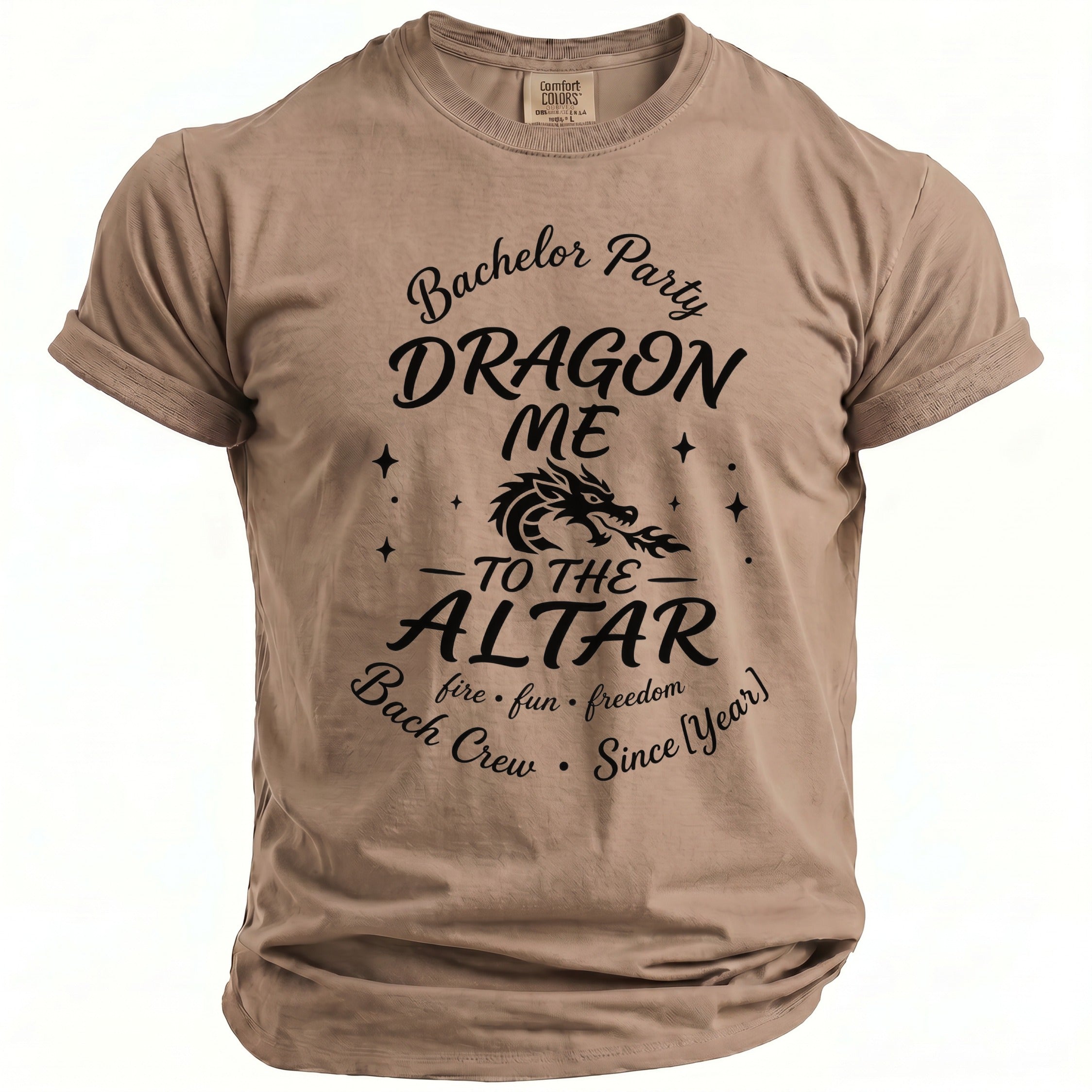 Dragon Bachelor Party T-Shirt - Midnight Gents
