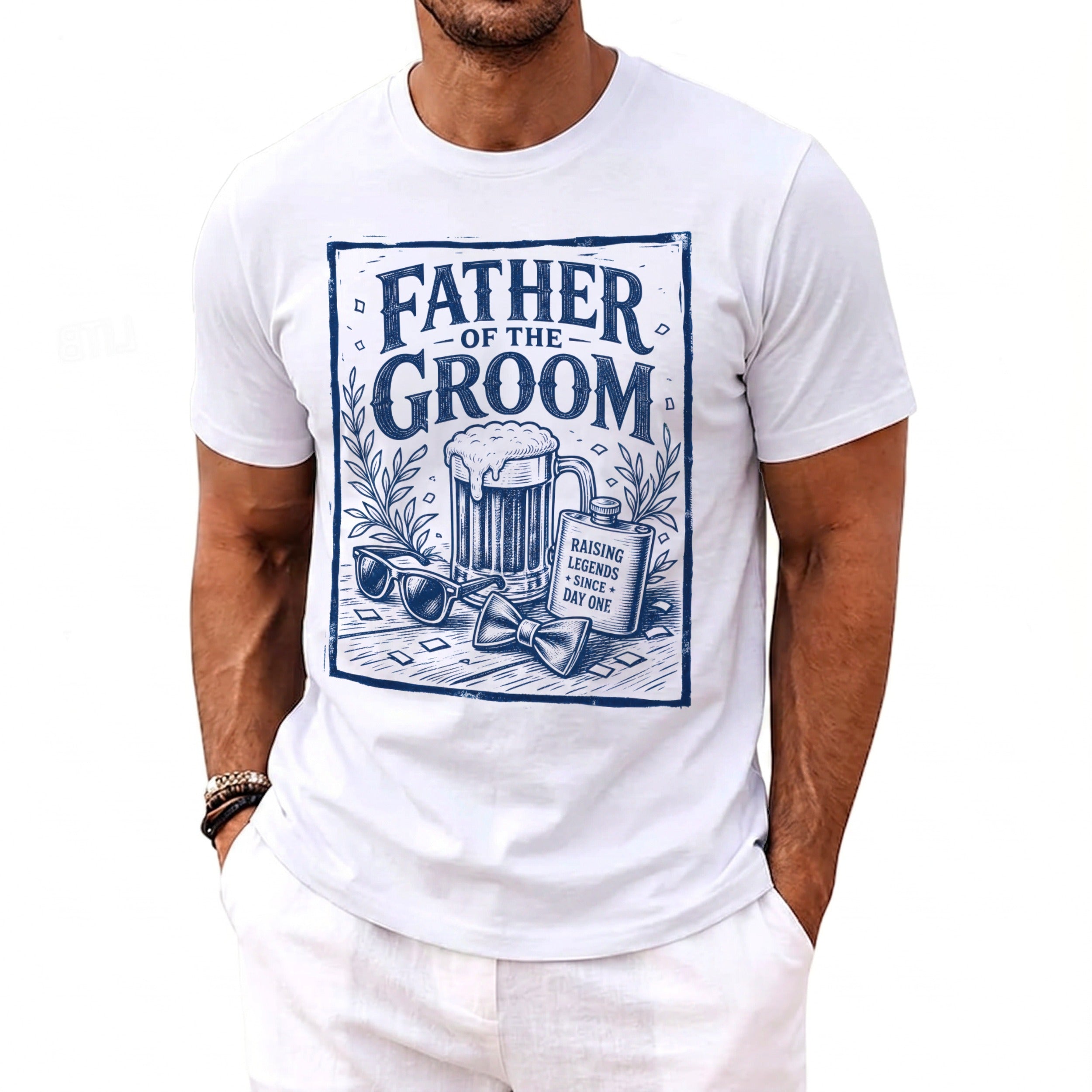 Father Groom Legends T-Shirt - Midnight Gents