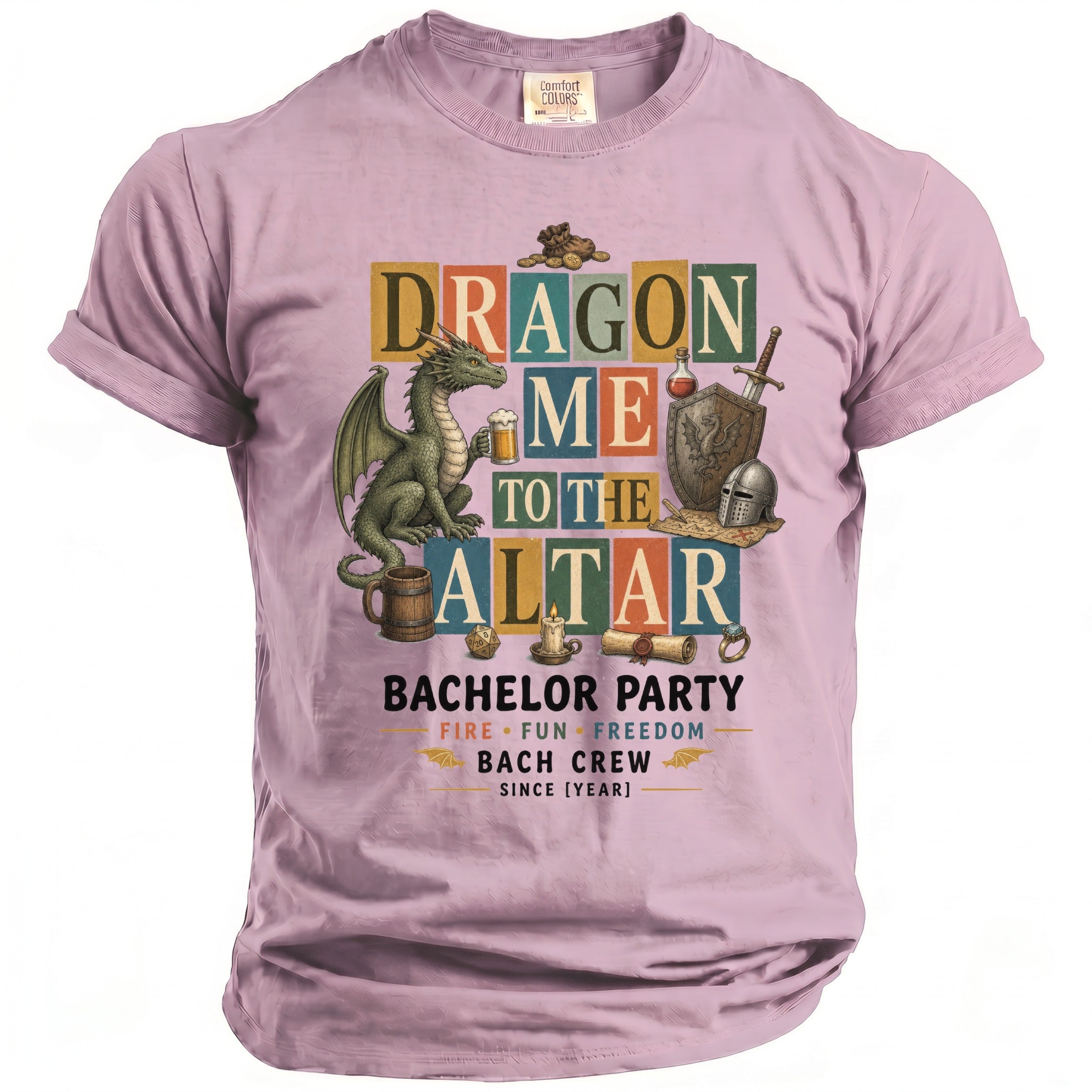 Dragon Altar Bachelor Party Tee - Midnight Gents