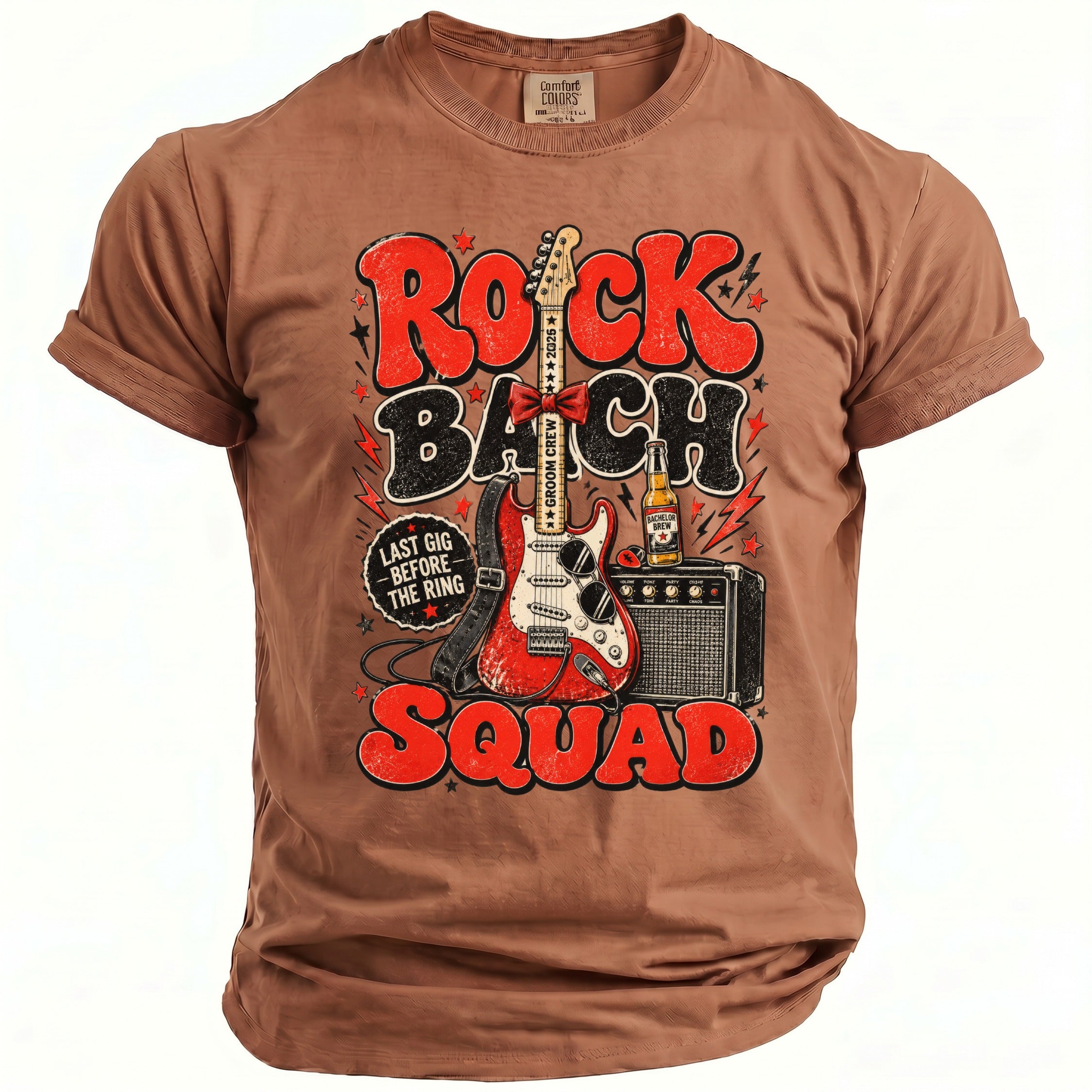 Rock Bach Squad Tee - Midnight Gents
