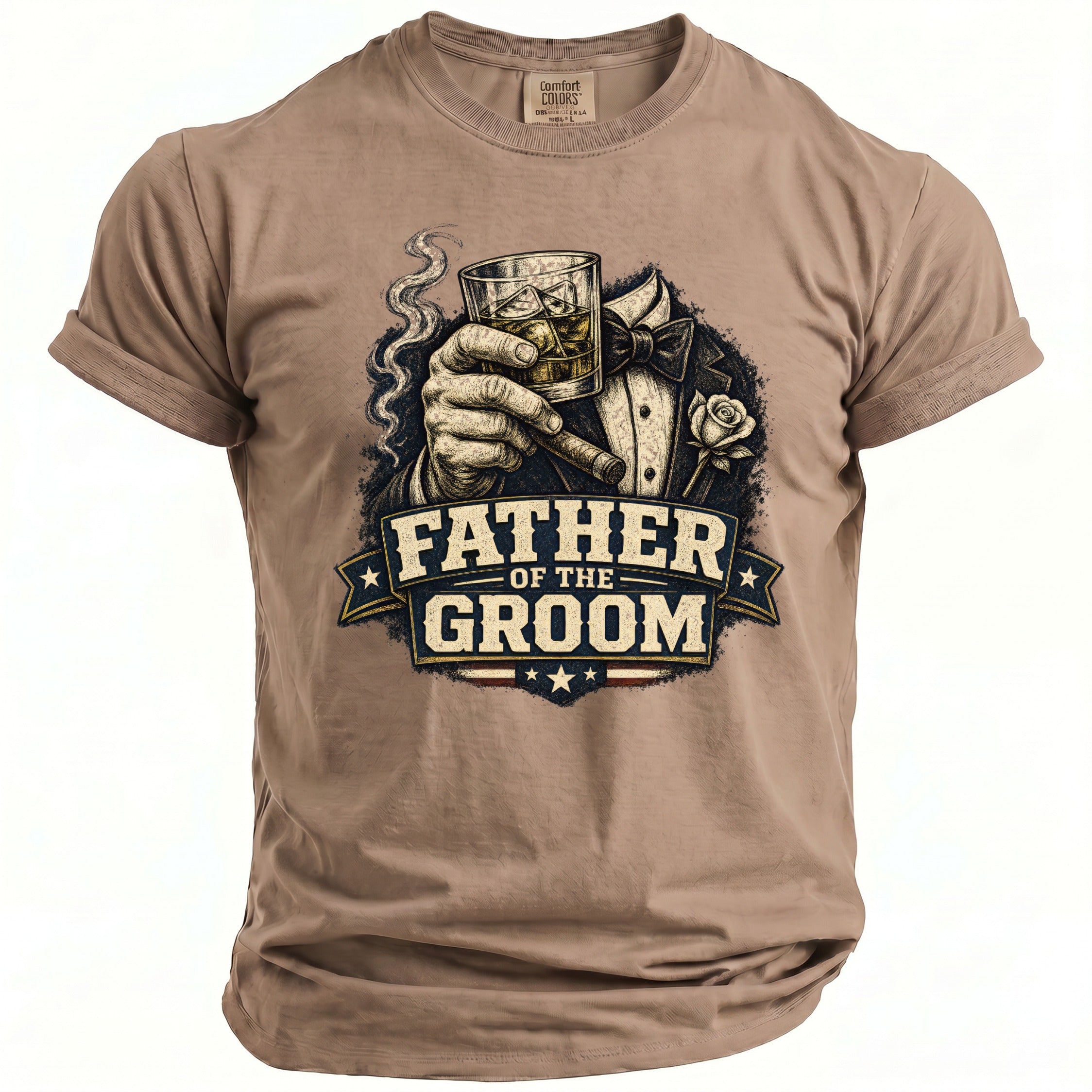 Groom's Father Party T-Shirt - Midnight Gents