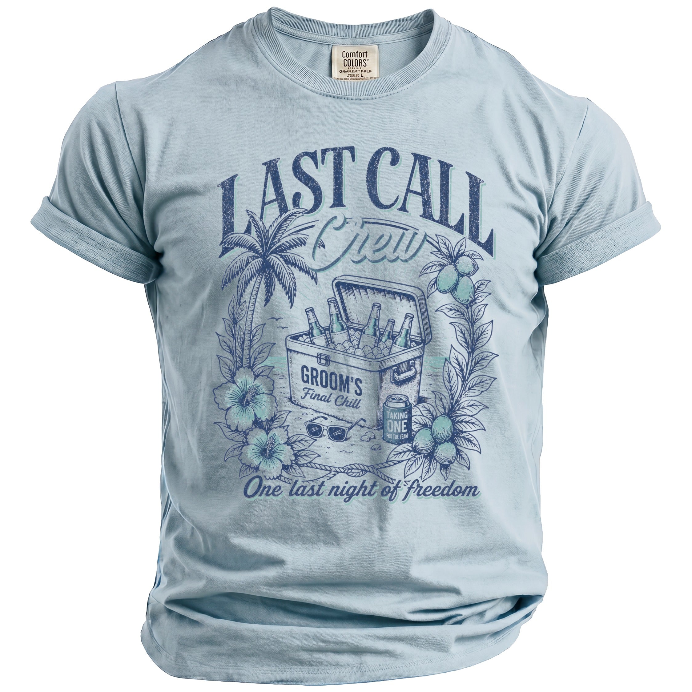 Groom's Last Call T-Shirt - Midnight Gents