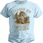 Dragon smoking cigar and wearing sunglasses, with text "Dragon Me to the Altar Bach Crew".