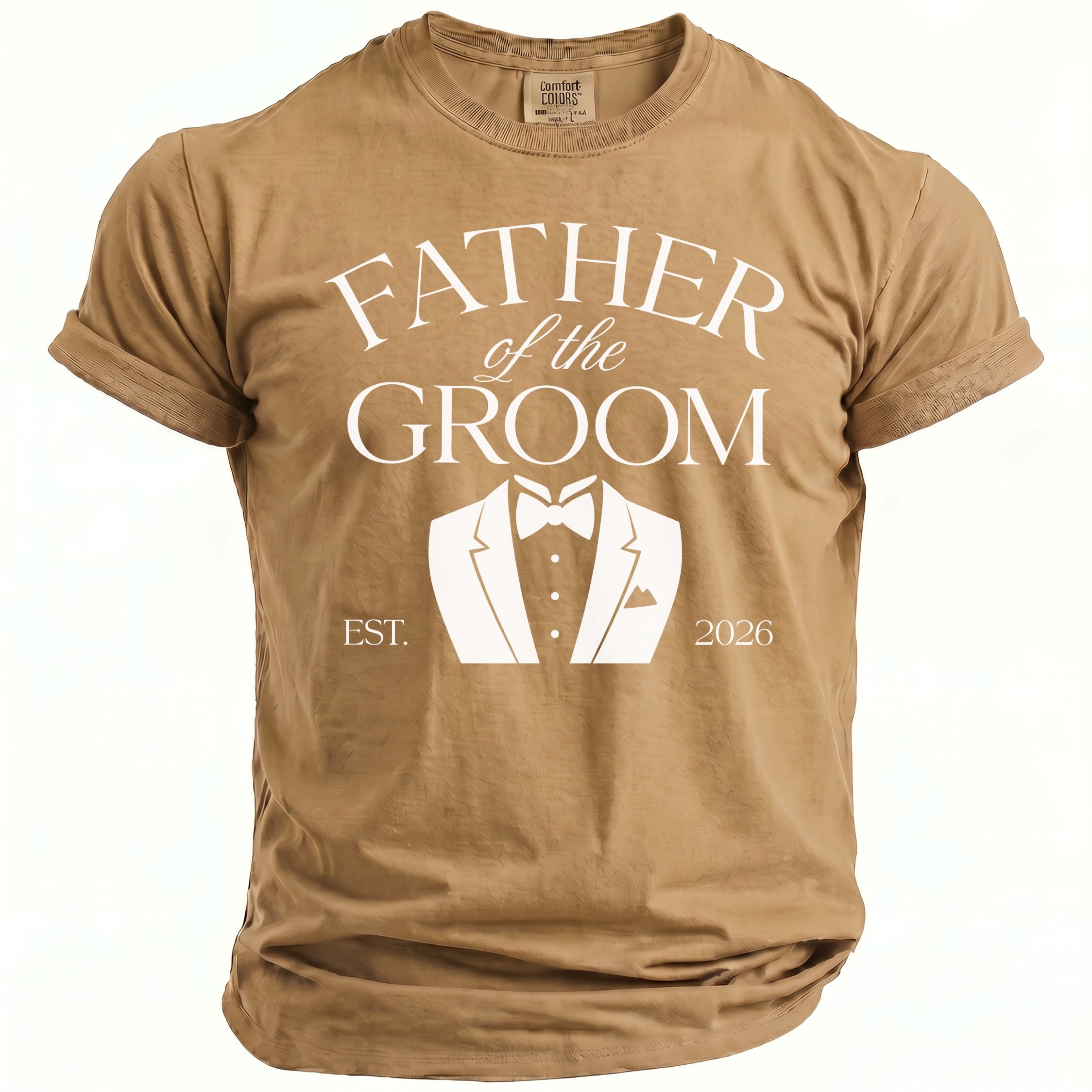 Father Groom Tuxedo T-Shirt - Midnight Gents