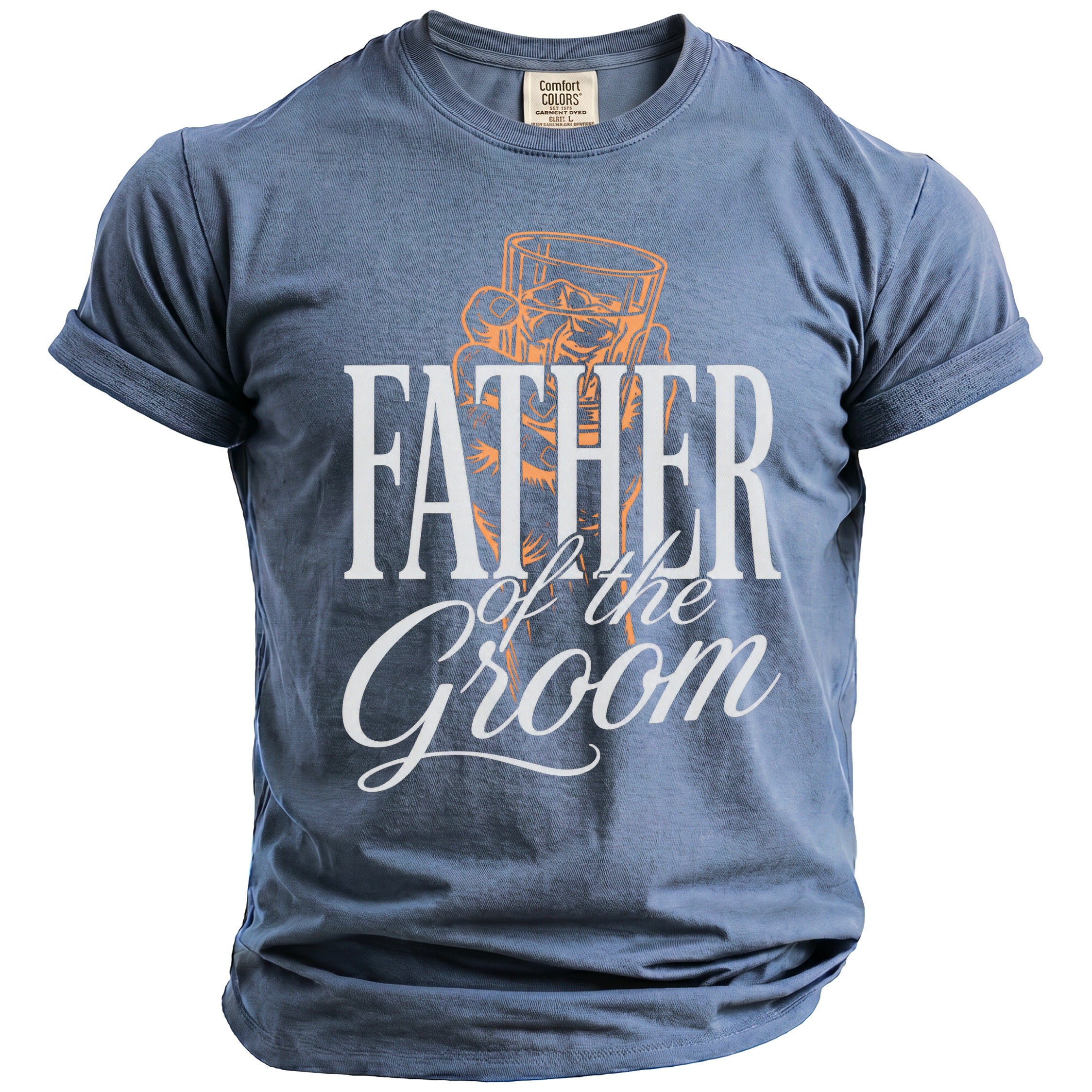 Father Groom Whiskey T-Shirt - Midnight Gents