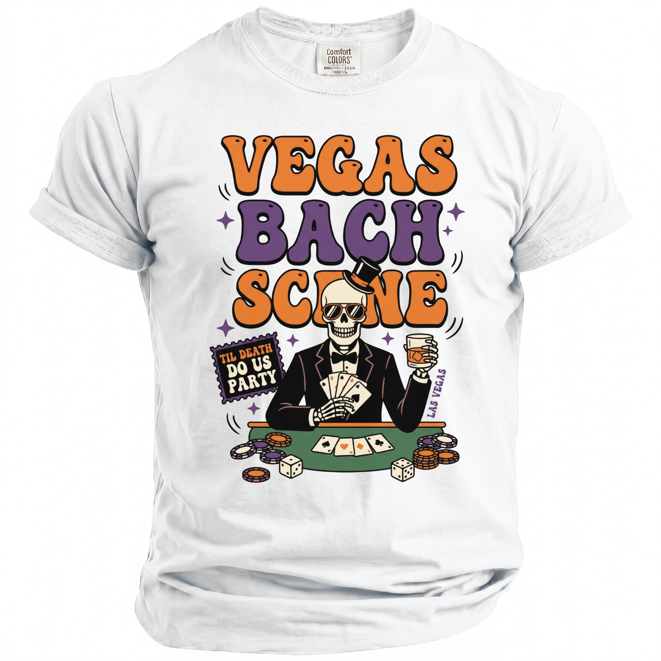 Vegas Bachelor Scene T-Shirt - Midnight Gents
