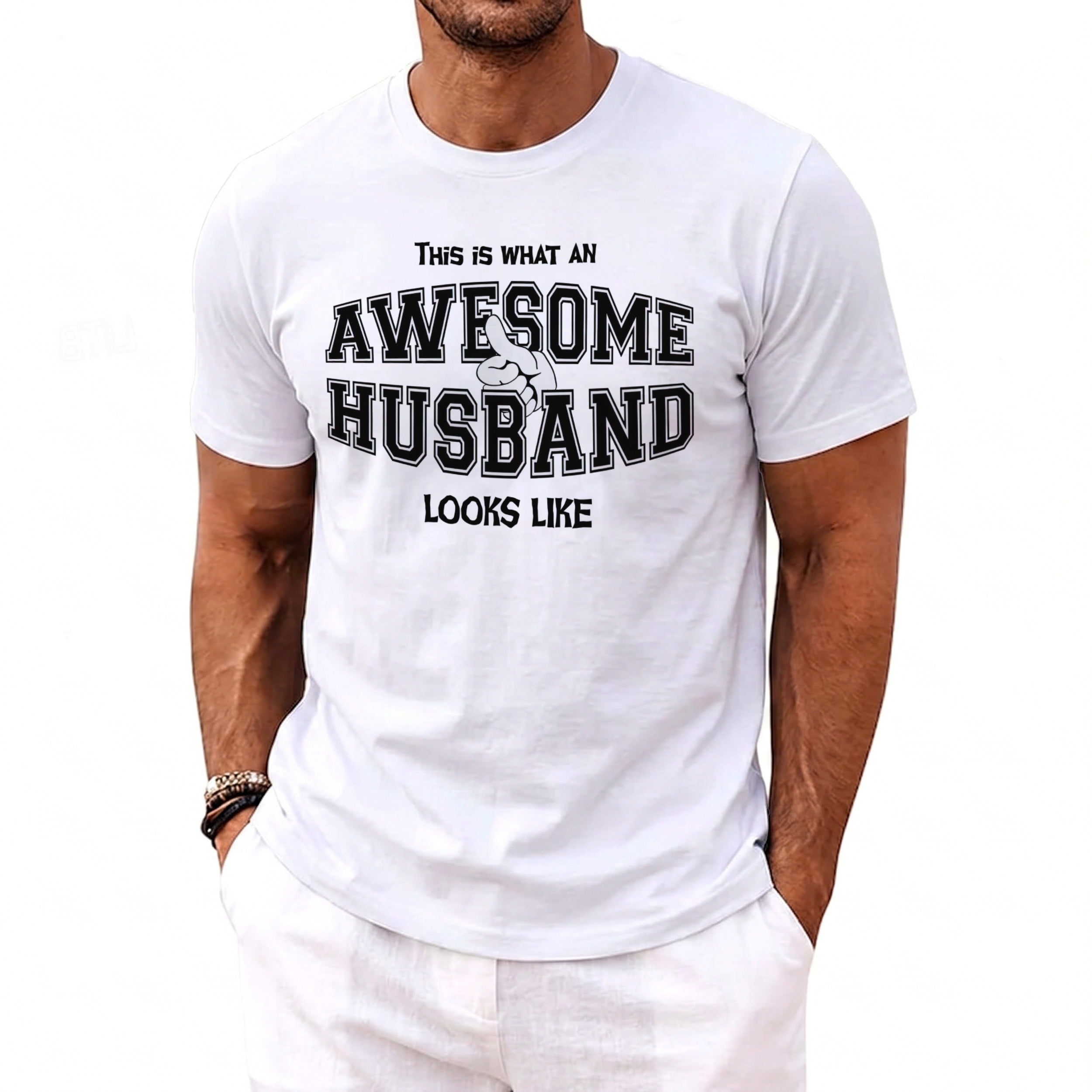 Husband Statement Tee - Midnight Gents