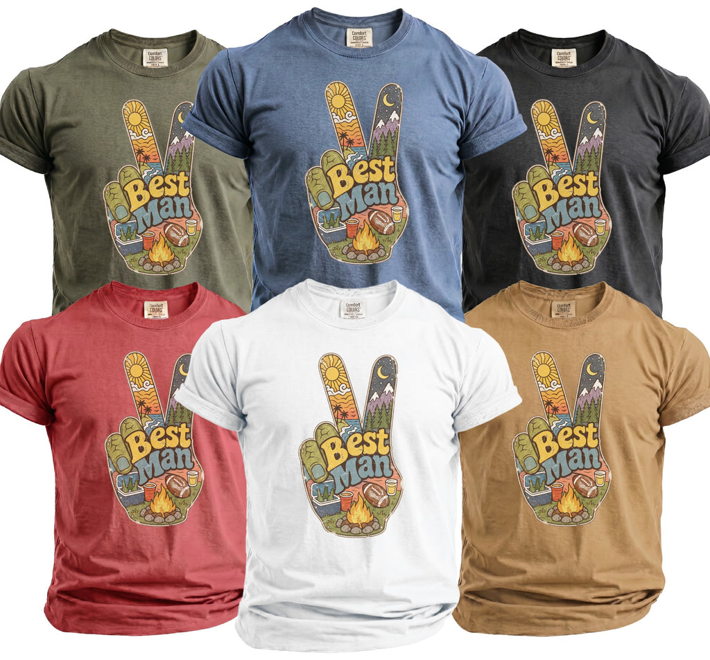 Best Man Bachelor Party Tee - Midnight Gents