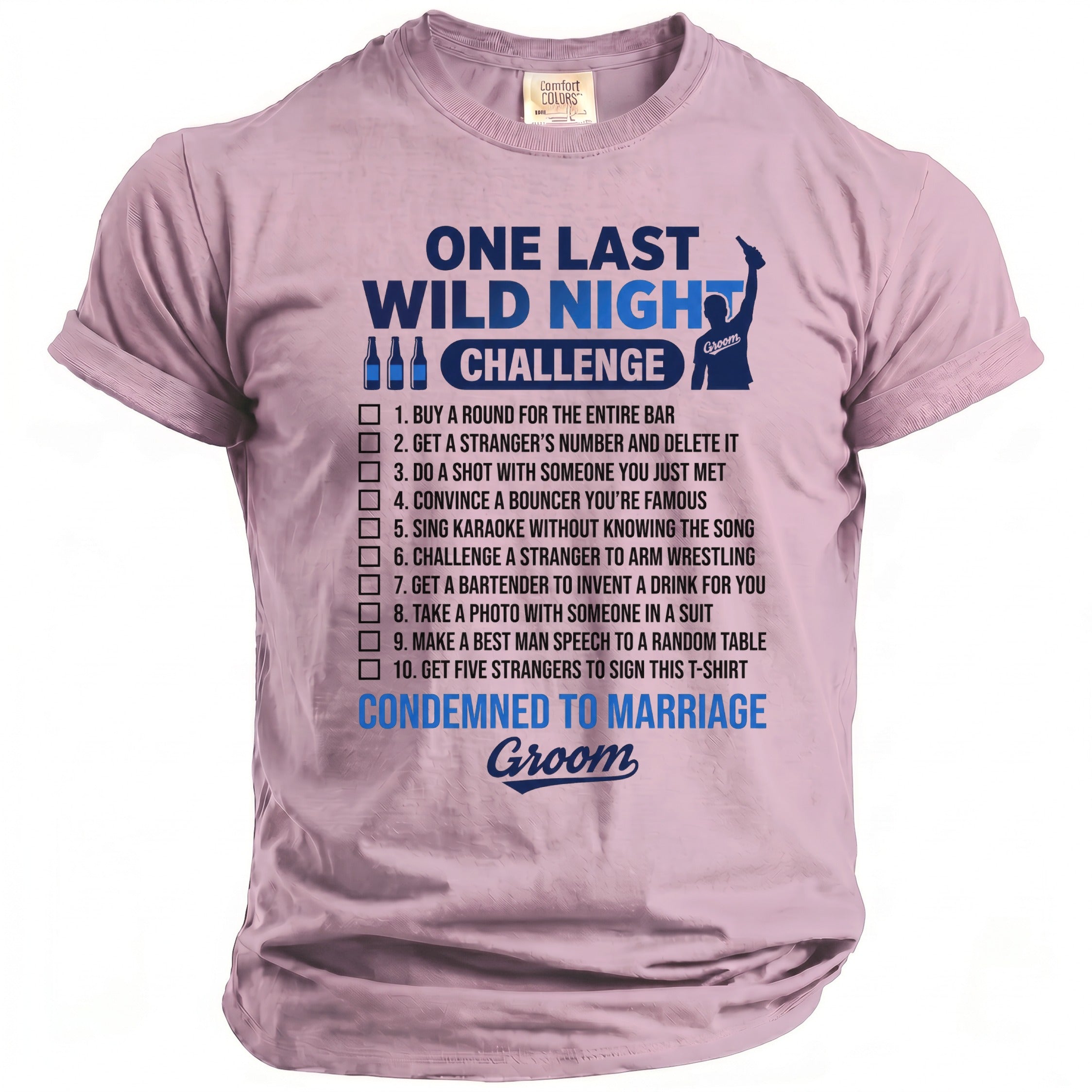 Last Wild Night Challenge Tee - Midnight Gents