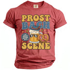Prost Bach Scene shirt with beer, pretzel, and Oktoberfest text.