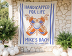 "Handicapped for Life Mike's Bach Scottsdale, AZ Summer 2026" banner with golf image.