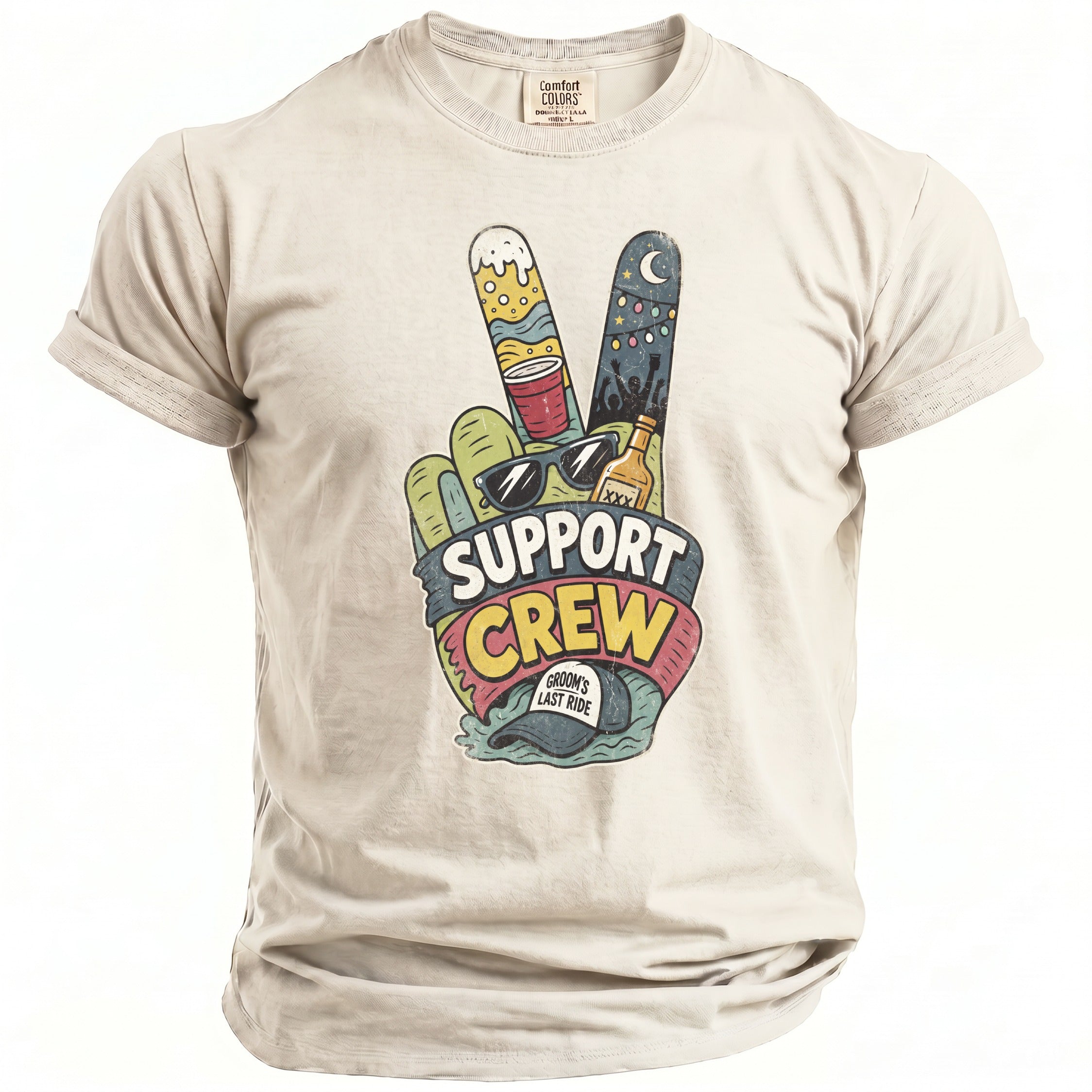 Support Crew Bachelor T-Shirt - Midnight Gents