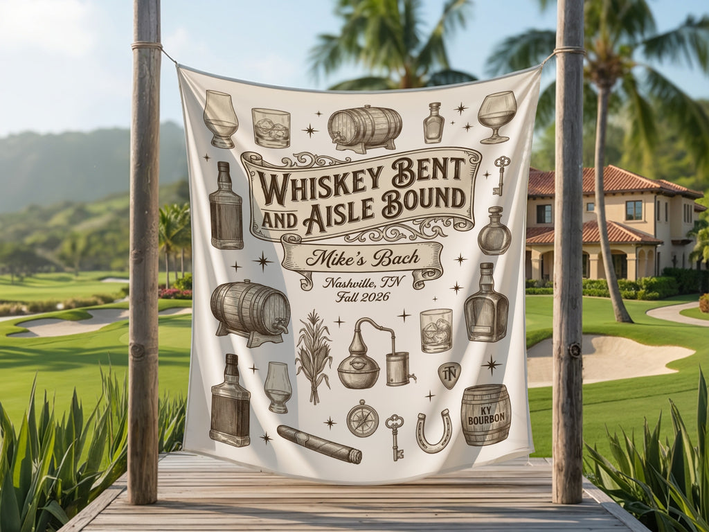 Whiskey Bent Aisle Bound Tapestries - Midnight Gents