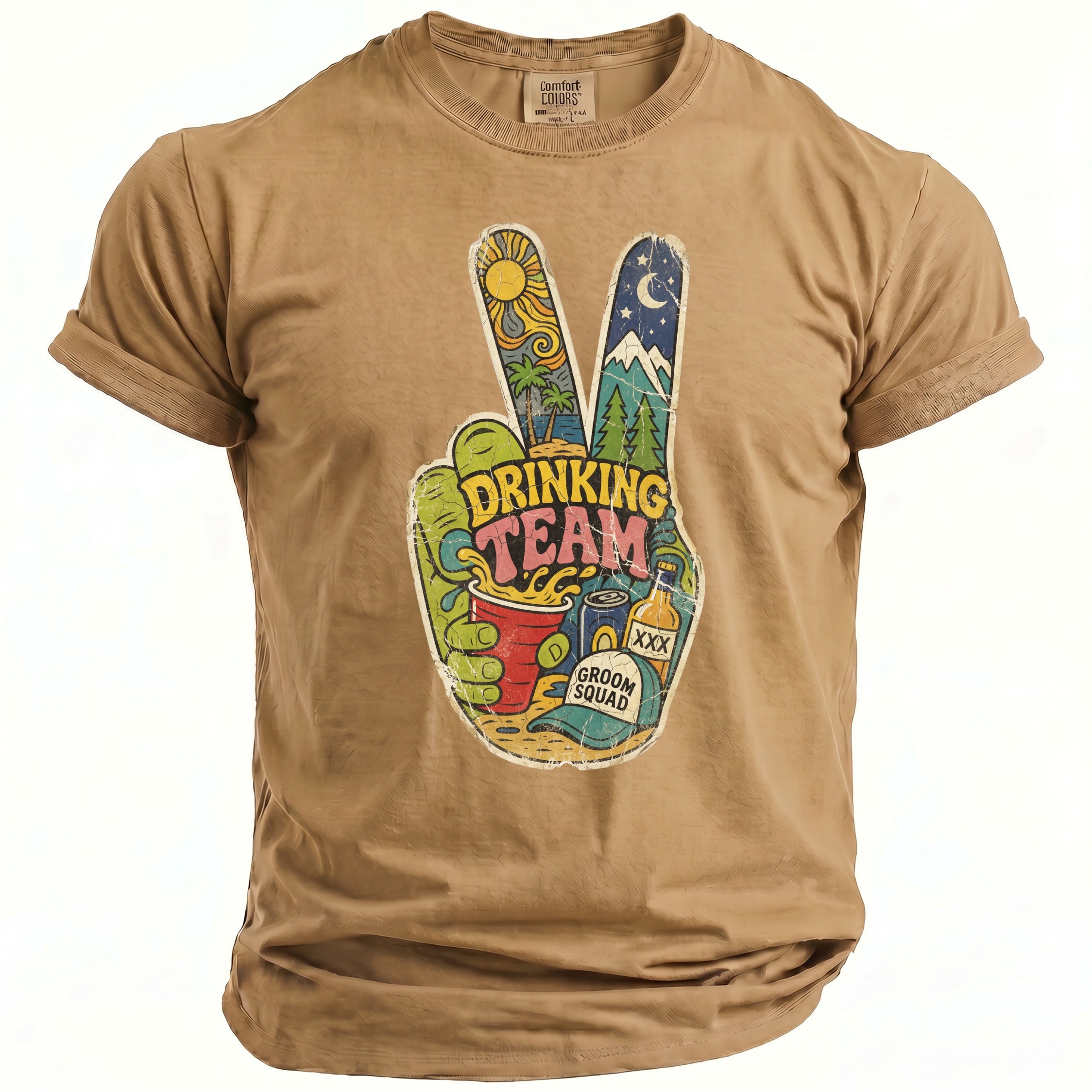 Drinking Team Bachelor T-Shirt - Midnight Gents