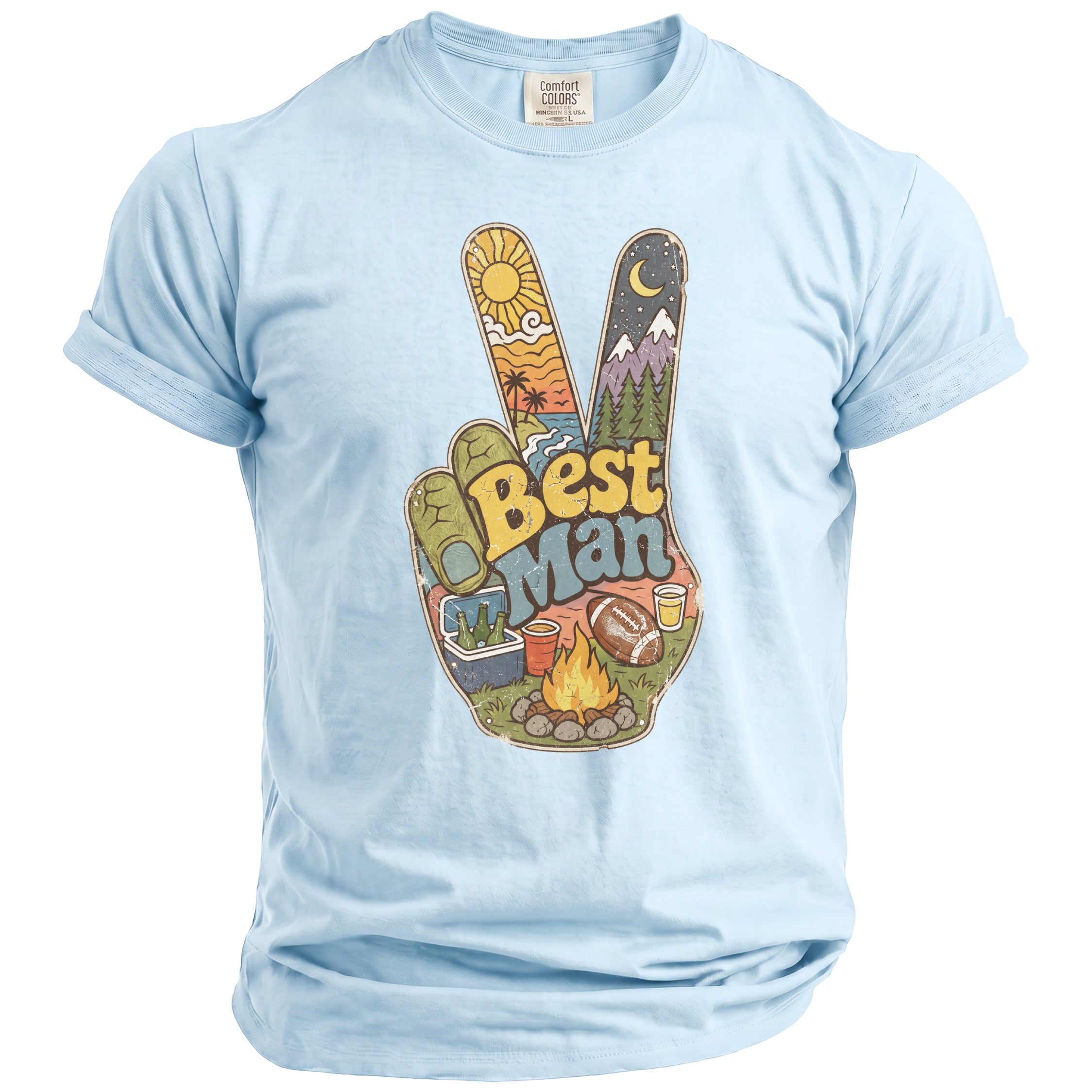 Best Man Bachelor Party Tee - Midnight Gents