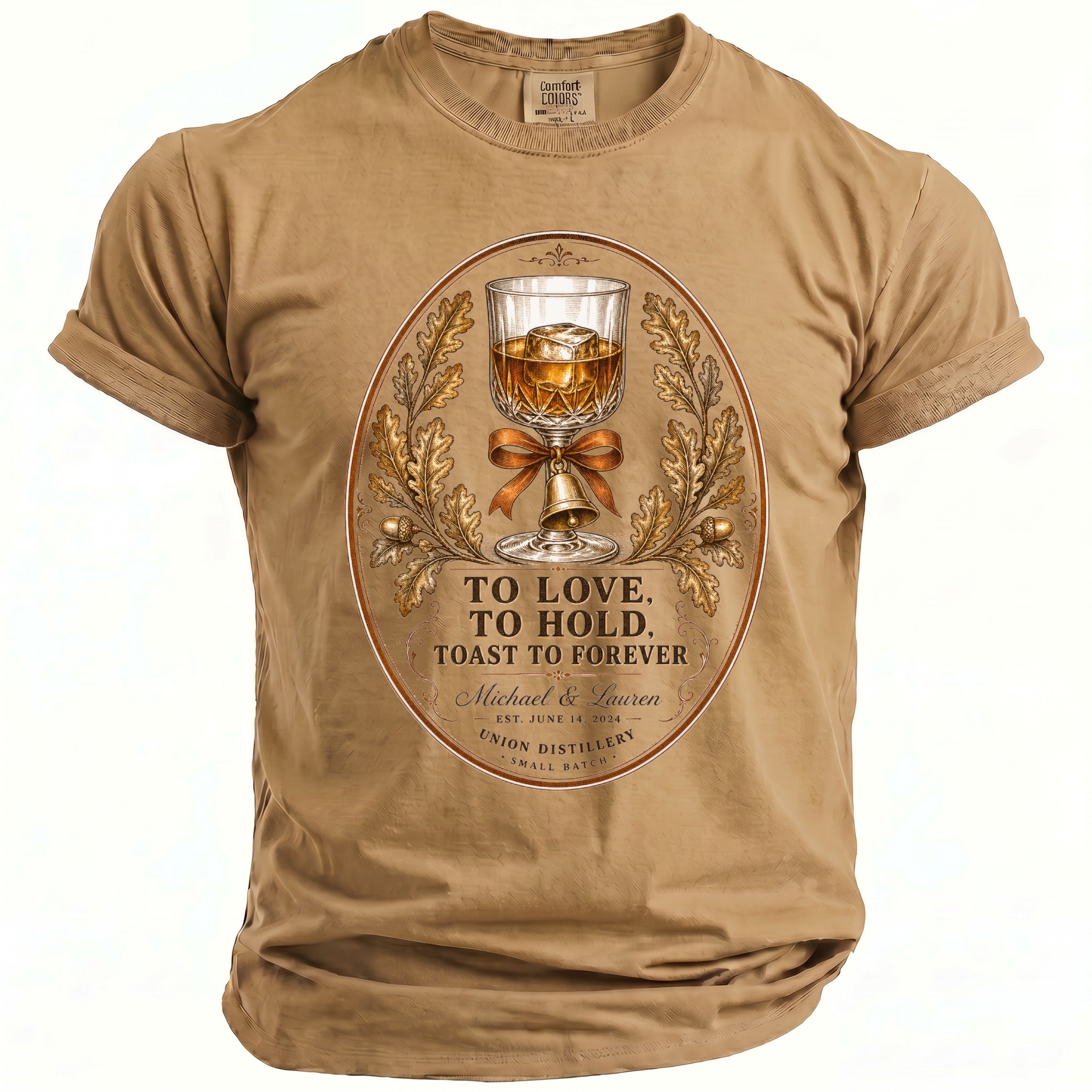 Forever Toast Whiskey T-Shirt - Midnight Gents